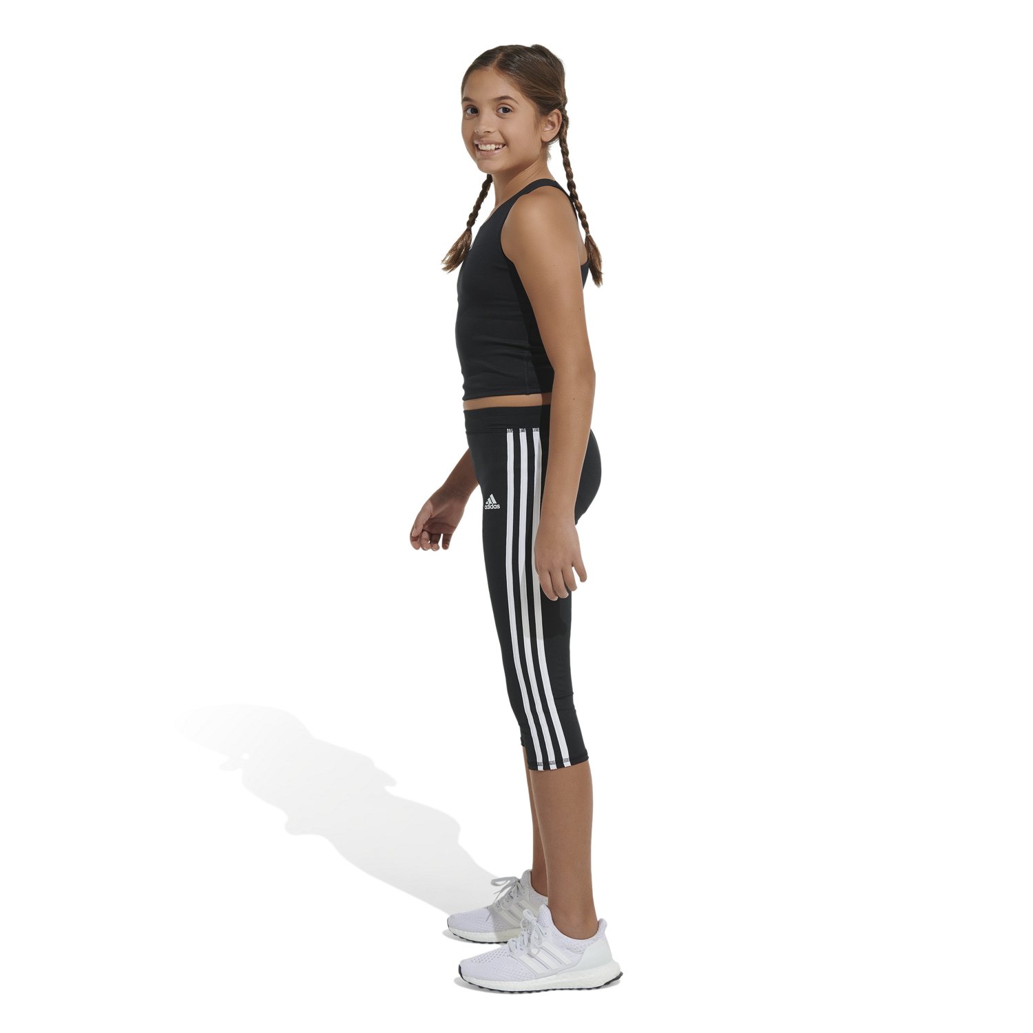 adidas Girls' AEROREADY® Sleeveless Tank Bra                                                                                    - view number 5