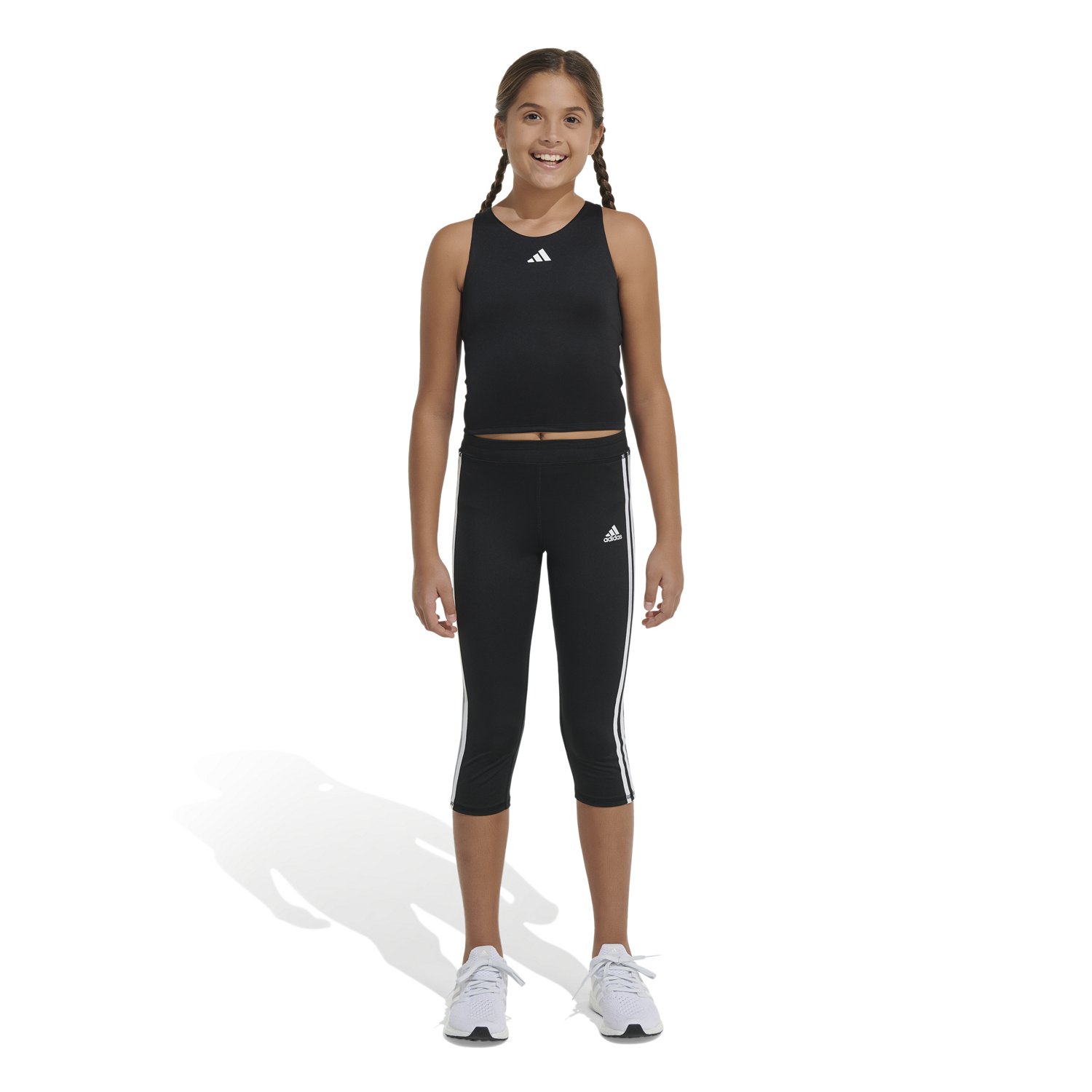 adidas Girls' AEROREADY® Sleeveless Tank Bra                                                                                    - view number 2