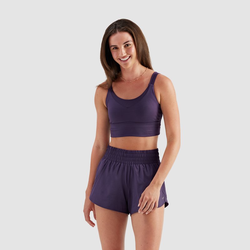 Freely Women's Gina Sports Bra Mysterioso, Large - Women's Workout Bras at Academy Sports