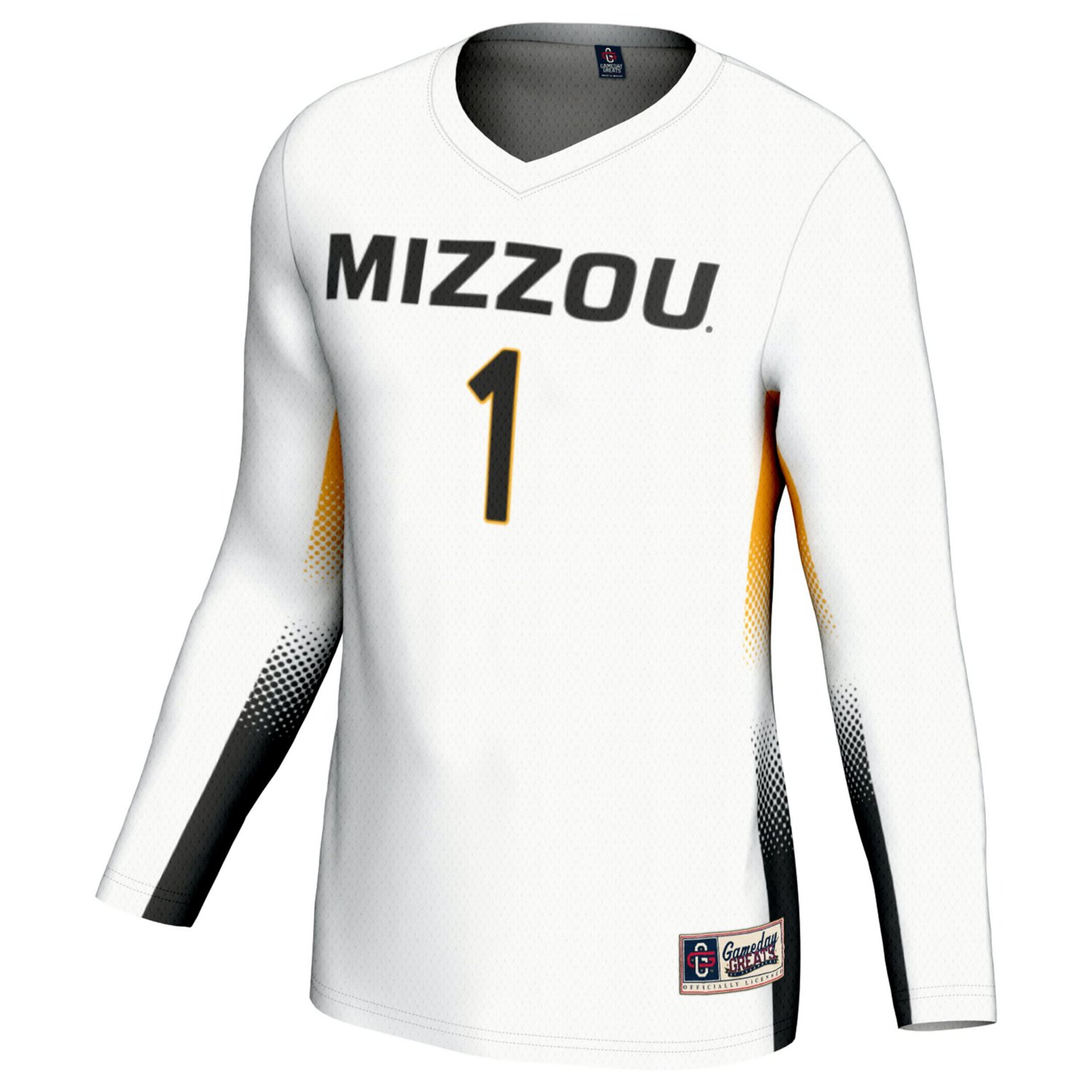 GameDay Greats 1 Missouri Tigers Lightweight Women's Volleyball Jersey - view number 2