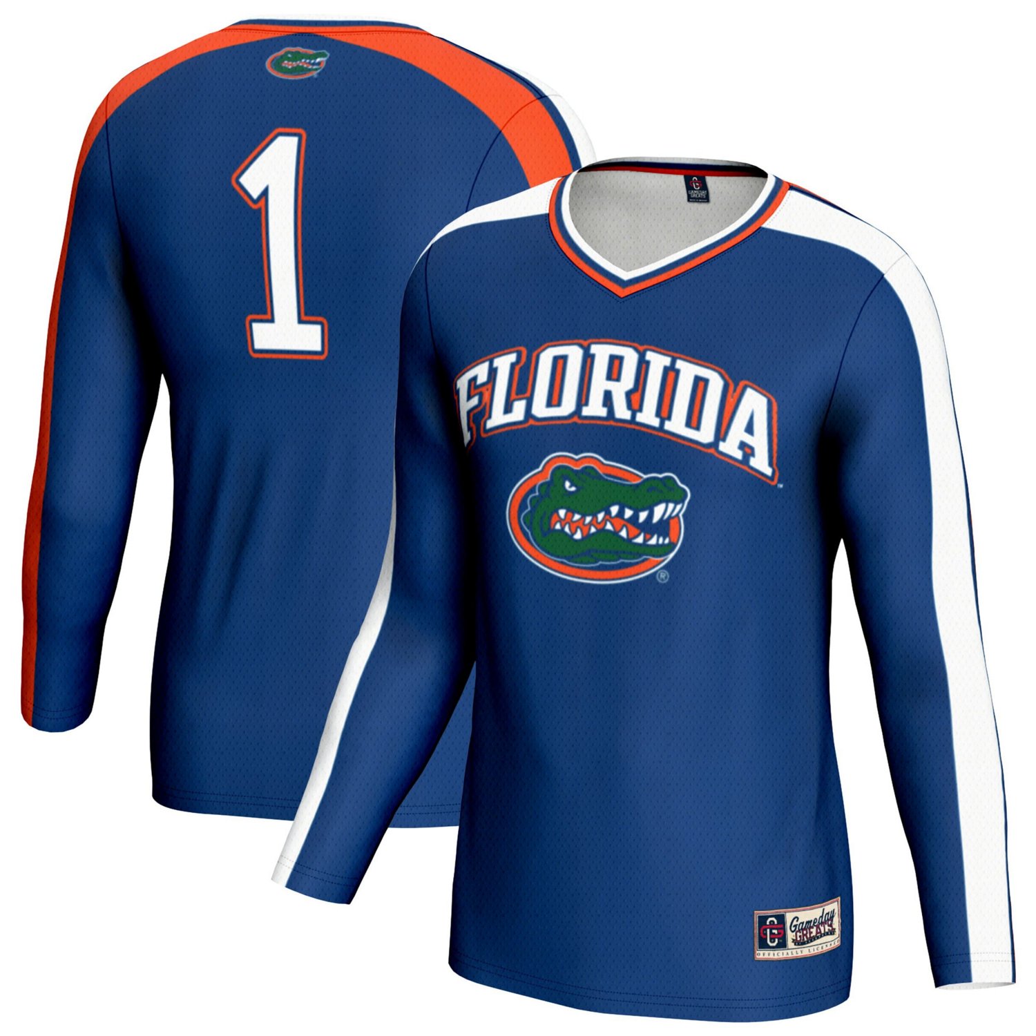 GameDay Greats Florida Gators 1 Lightweight Volleyball Fashion Jersey