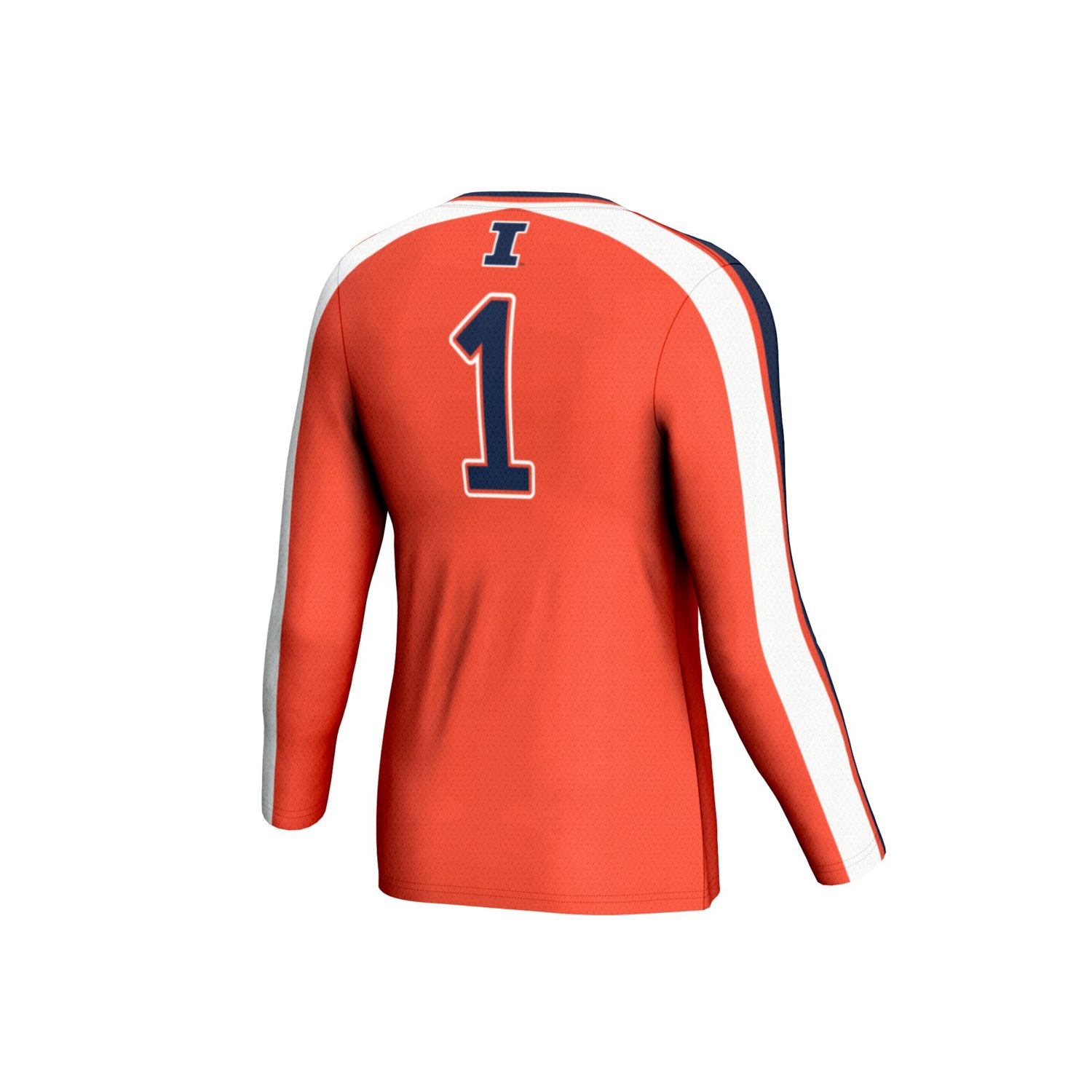 GameDay Greats Illinois Fighting Illini 1 Lightweight Volleyball Fashion Jersey - view number 3