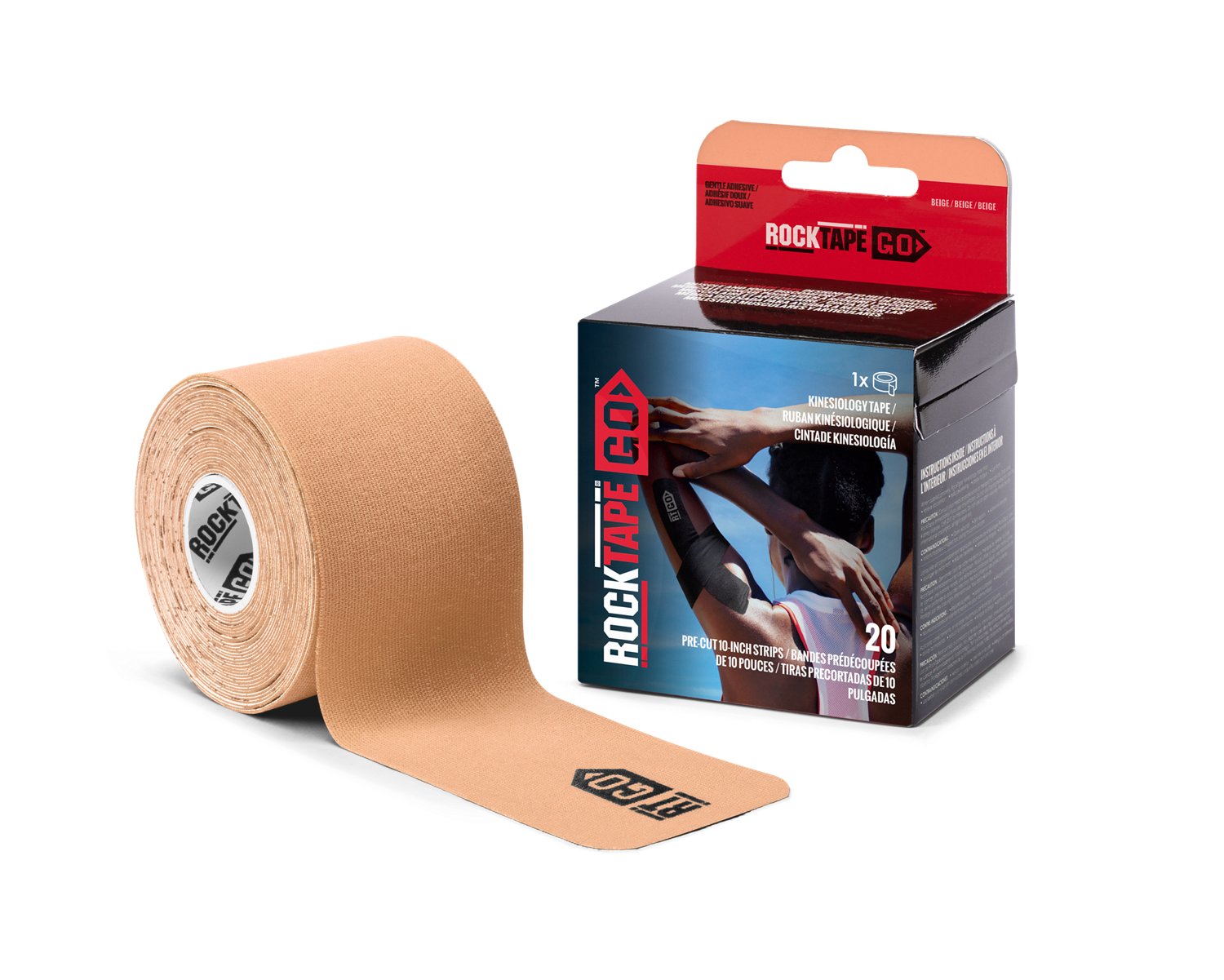 RockTape GO Precut Gentle Fitness Tape                                                                                           - view number 2