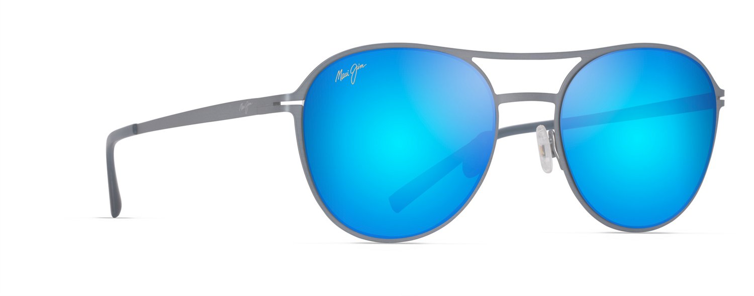 Maui Jim Half Moon Polarized Mirrored Sunglasses                                                                                 - view number 1