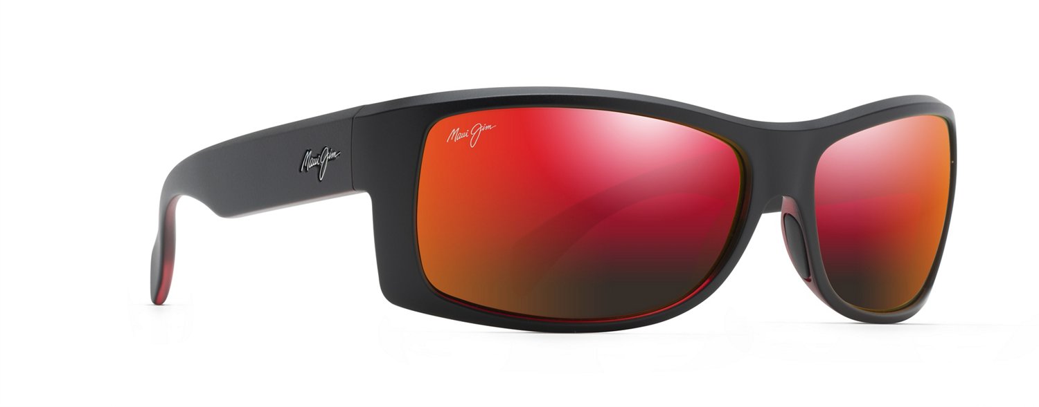 Maui Jim Men's Equator Polarized Wrap Rectangle Sunglasses                                                                       - view number 1