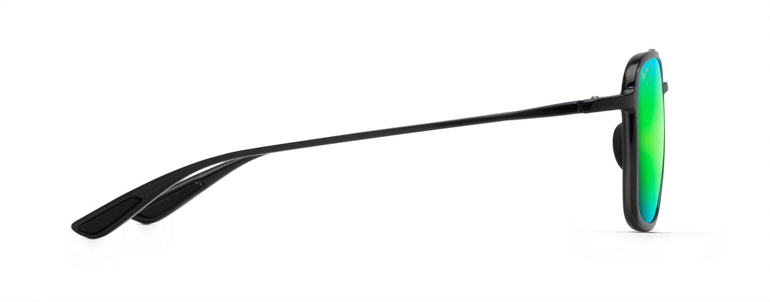 Maui Jim Unisex Keokea Polarized Square Aviator Sunglasses                                                                       - view number 3