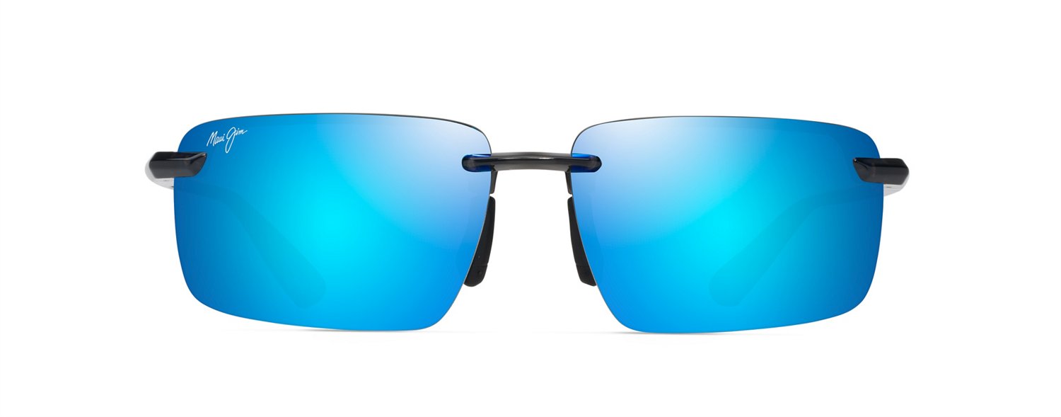 Maui Jim Unisex Laulima Polarized Rimless Sunglasses                                                                             - view number 2