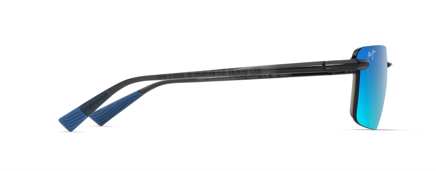 Maui Jim Unisex Laulima Polarized Rimless Sunglasses                                                                             - view number 3