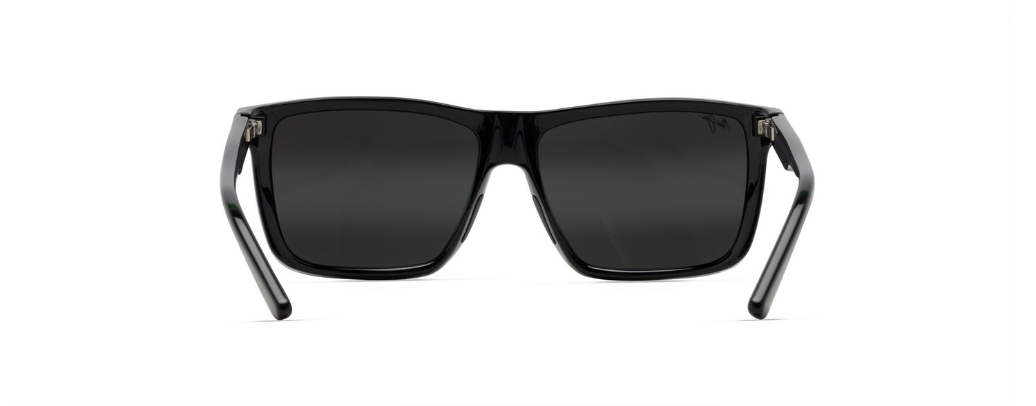 Maui Jim Unisex Mamalu Bay Polarized Rectangular Sunglasses - view number 4