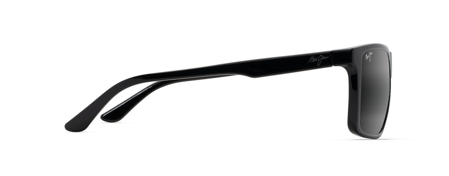 Maui Jim Unisex Mamalu Bay Polarized Rectangular Sunglasses - view number 3