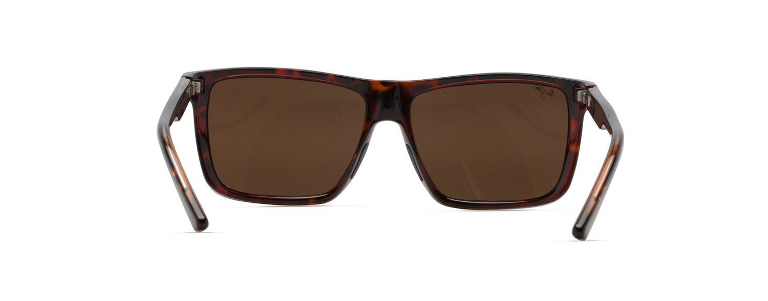 Maui Jim Unisex Mamalu Bay Polarized Rectangular Sunglasses - view number 4