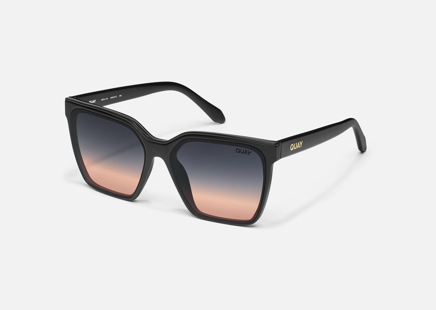 QUAY High Key Level Up Square Sunglasses                                                                                         - view number 1