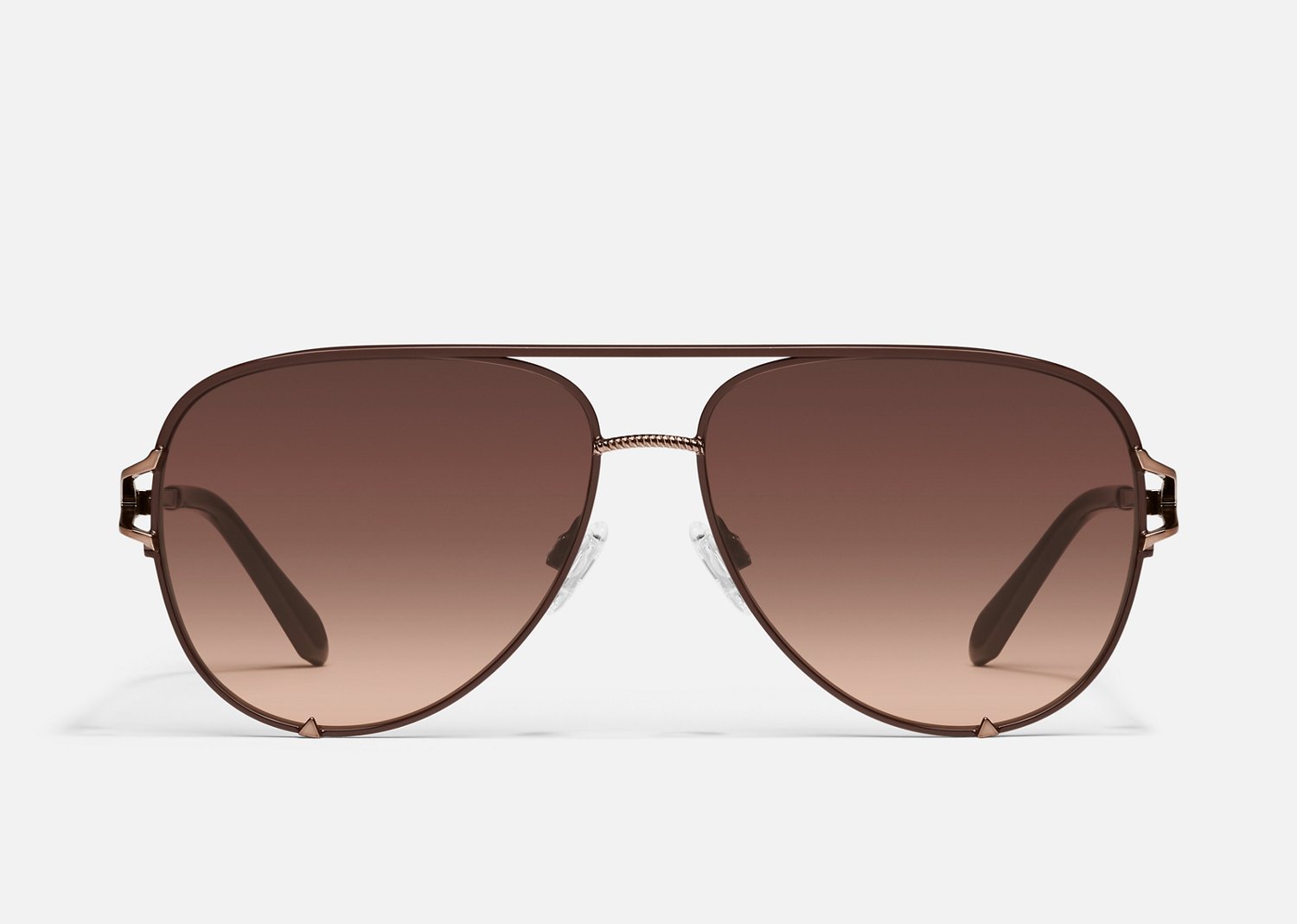 QUAY High Key Twist Aviator Sunglasses                                                                                           - view number 2