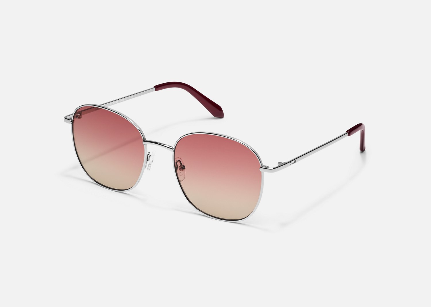 QUAY Jezabell Round Mirrored Sunglasses - view number 1