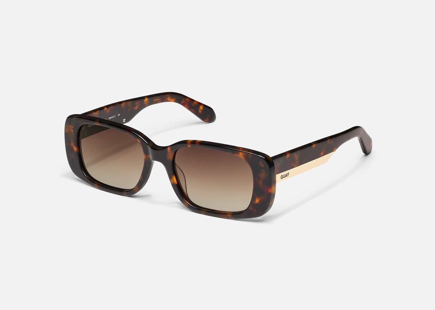 QUAY Karma Rectangular Sunglasses