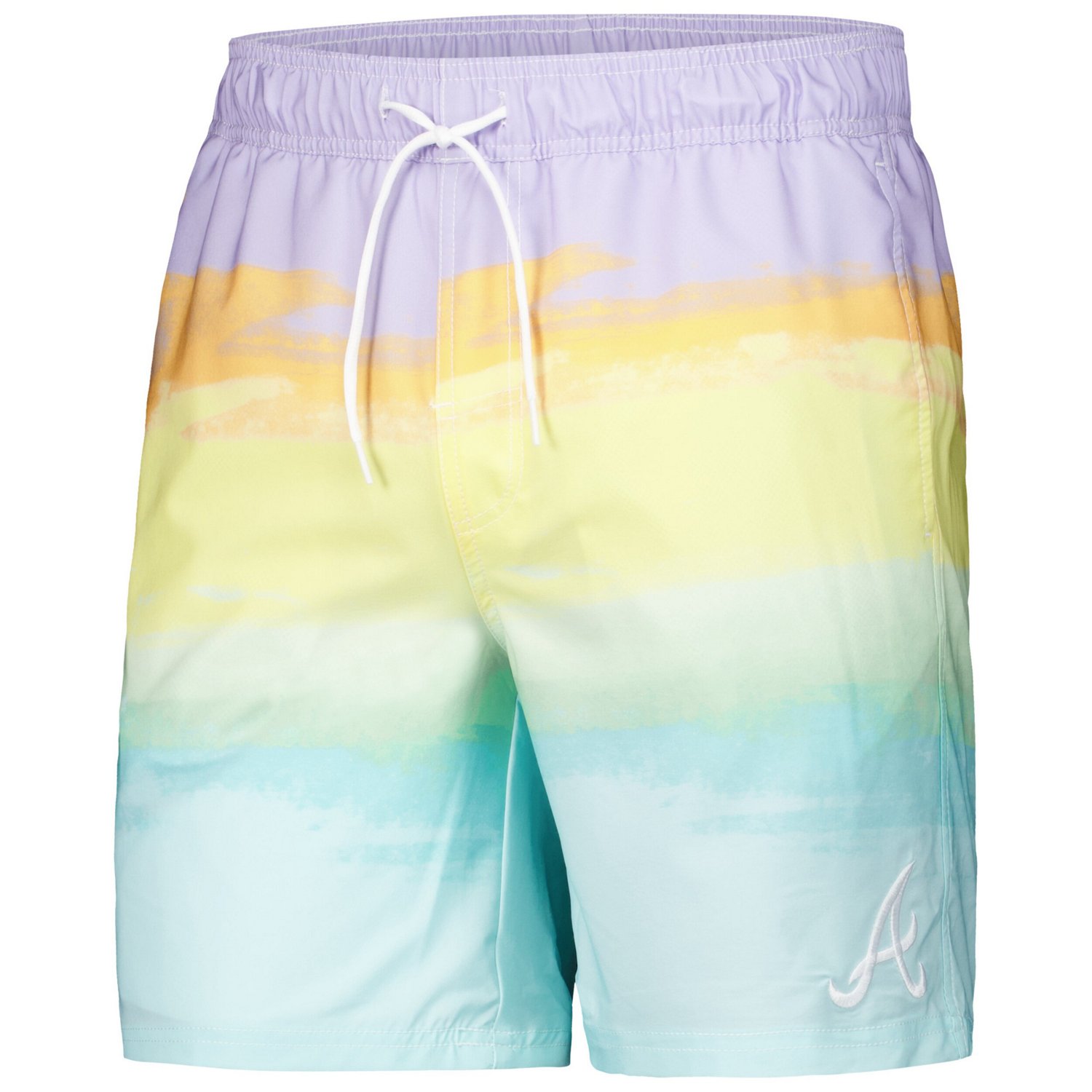 G-III Sports by Carl Banks Atlanta Braves Perfect Game Volley Board Shorts                                                       - view number 2