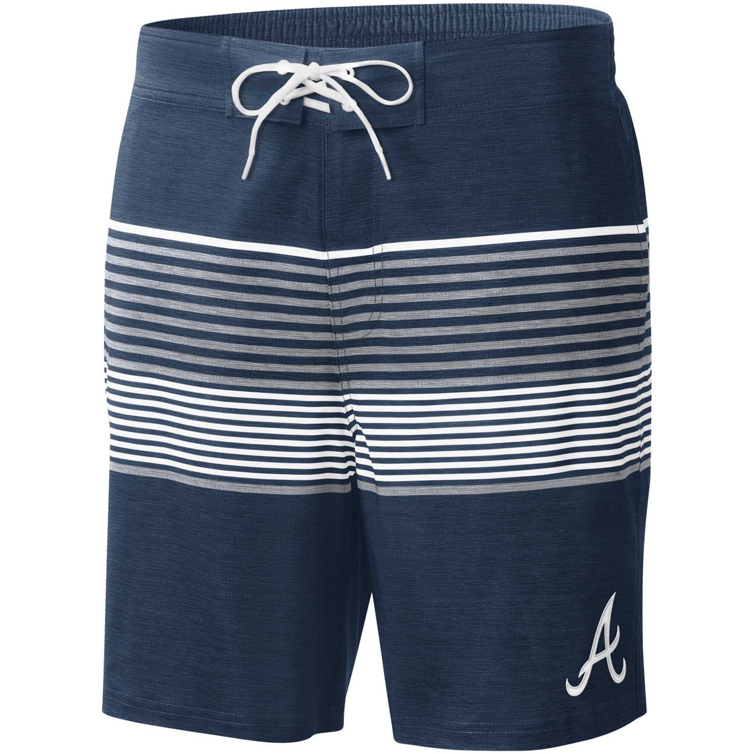 G-III Sports by Carl Banks Men's Atlanta Braves Coastline Volley Swim Shorts - view number 2