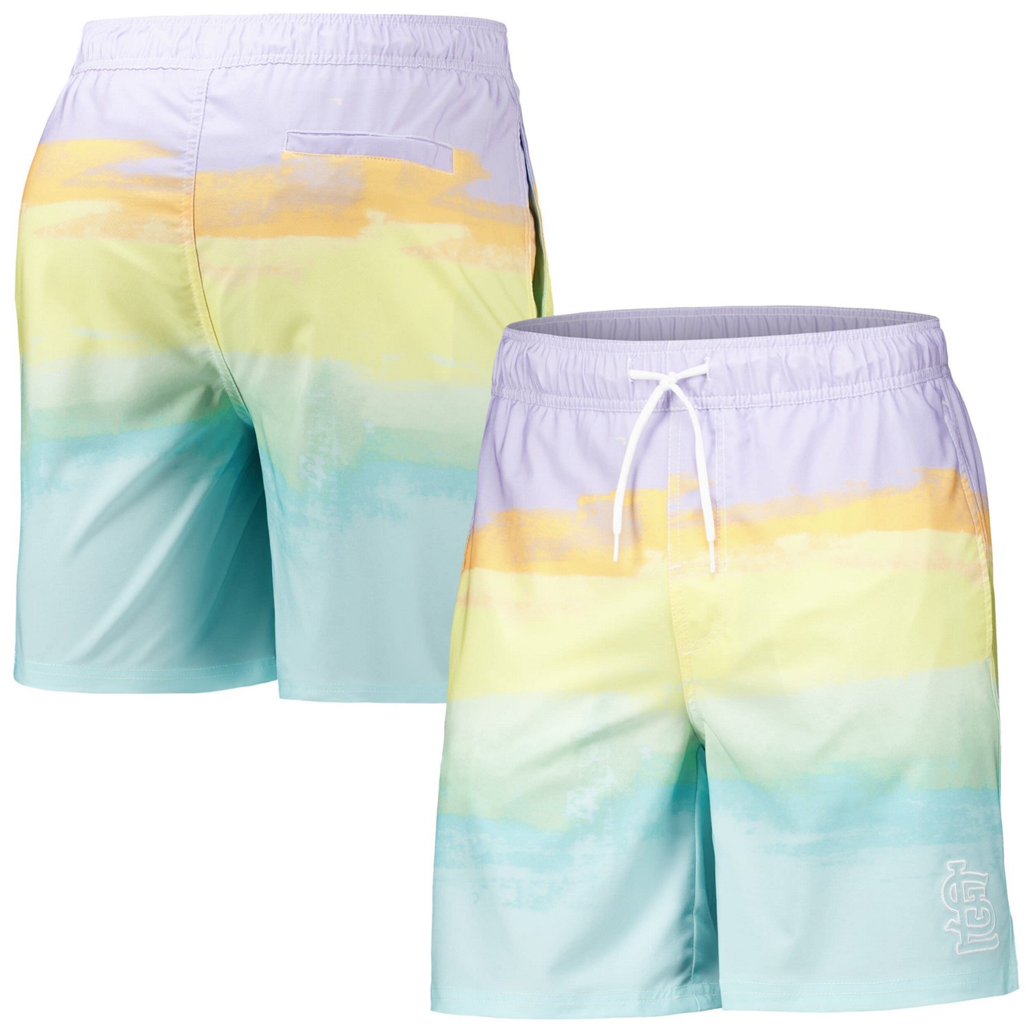 G-III Sports by Carl Banks St Louis Cardinals Perfect Game Volley Board Shorts