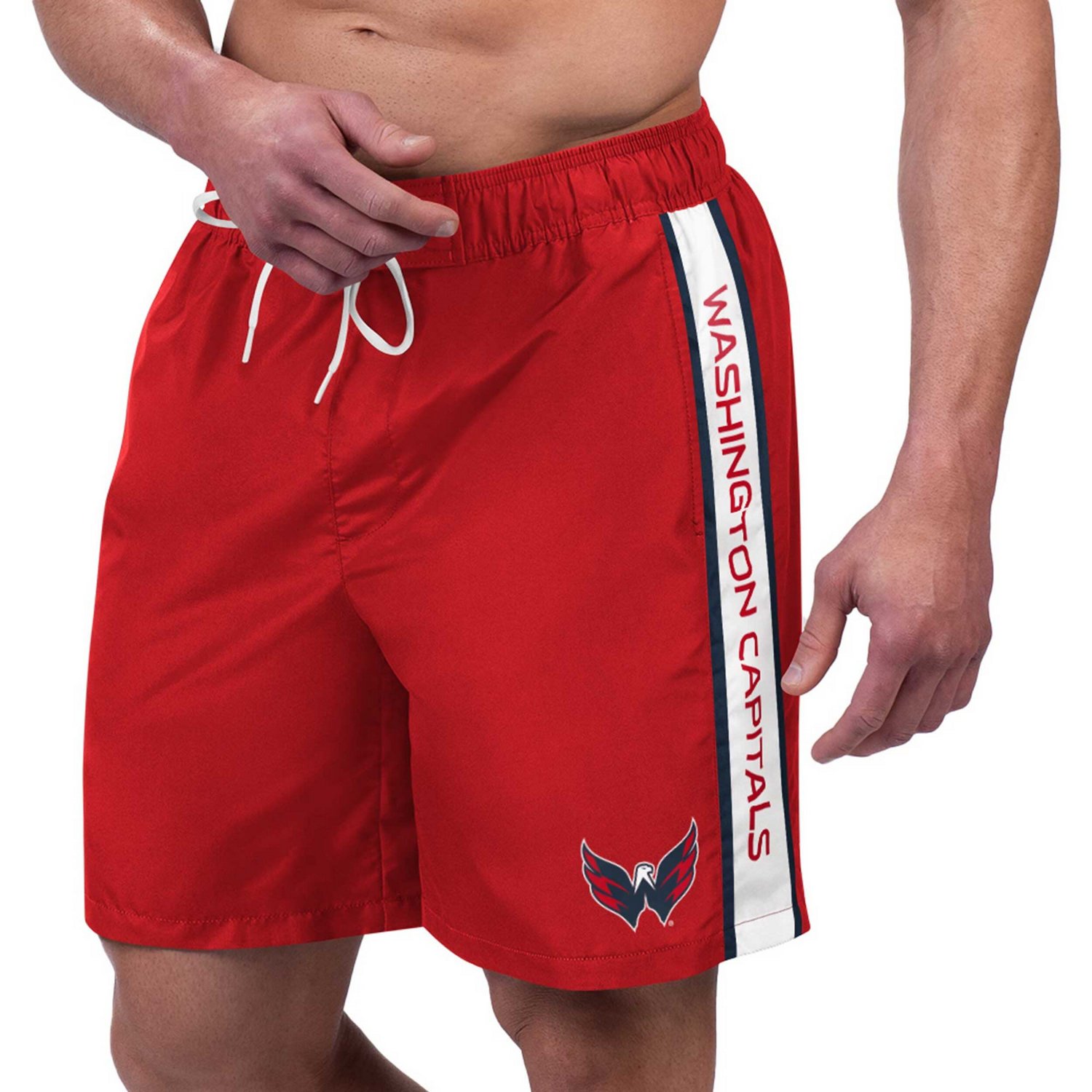 G-III Sports by Carl Banks Men's Washington Capitals Streamline Volley Swim Trunks - view number 1