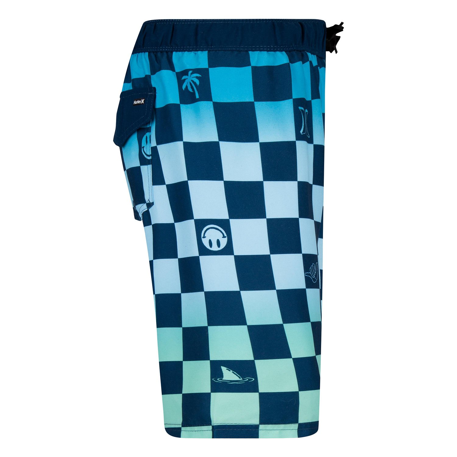 Hurley Boys' Checker Block Pull-On Swim Shorts - view number 3