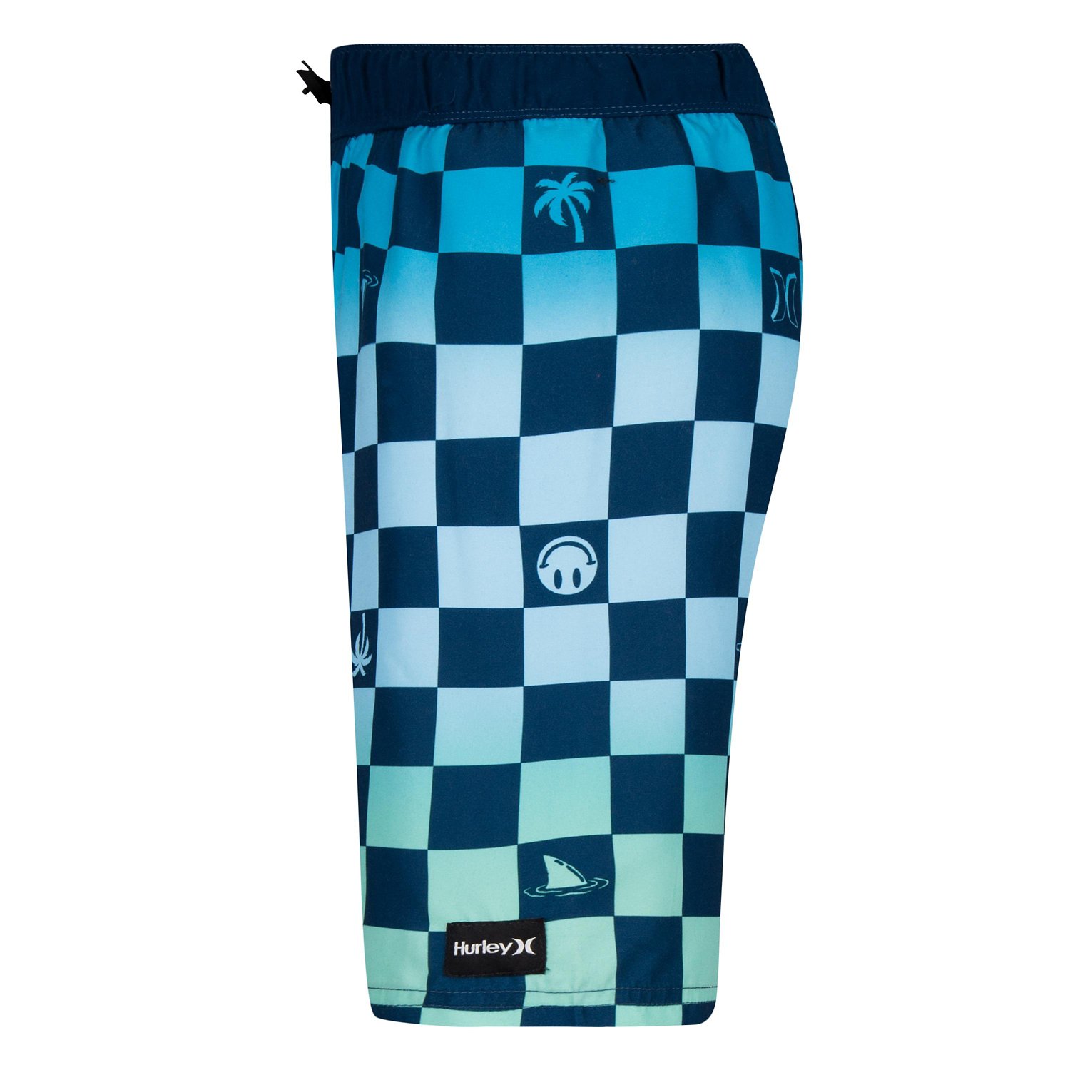 Hurley Boys' Checker Block Pull-On Swim Shorts - view number 4