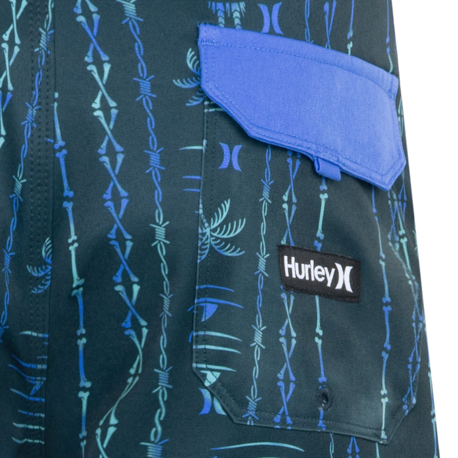 Hurley Boys' Palm Stripe Boardshorts - view number 7
