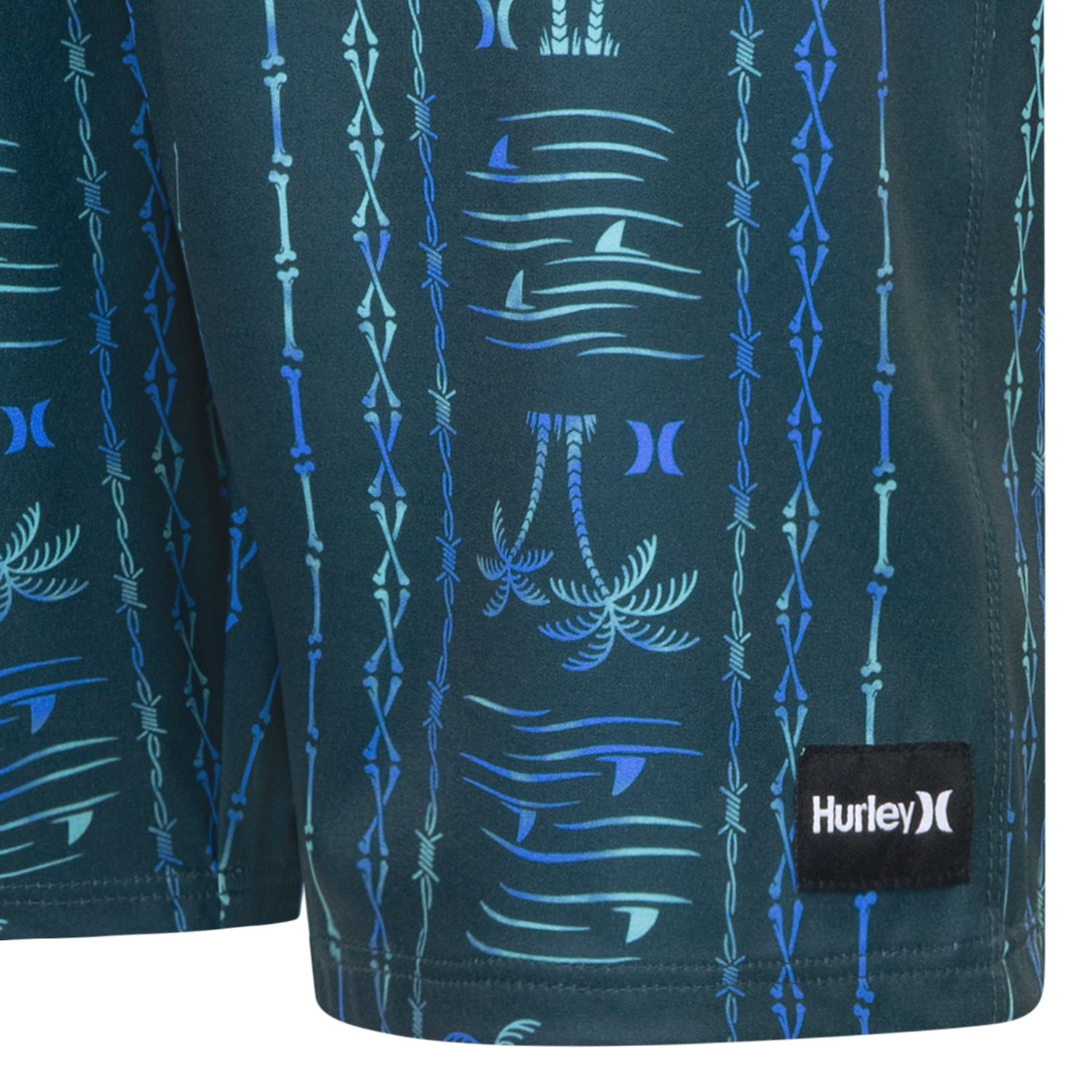 Hurley Boys' Palm Stripe Boardshorts - view number 8