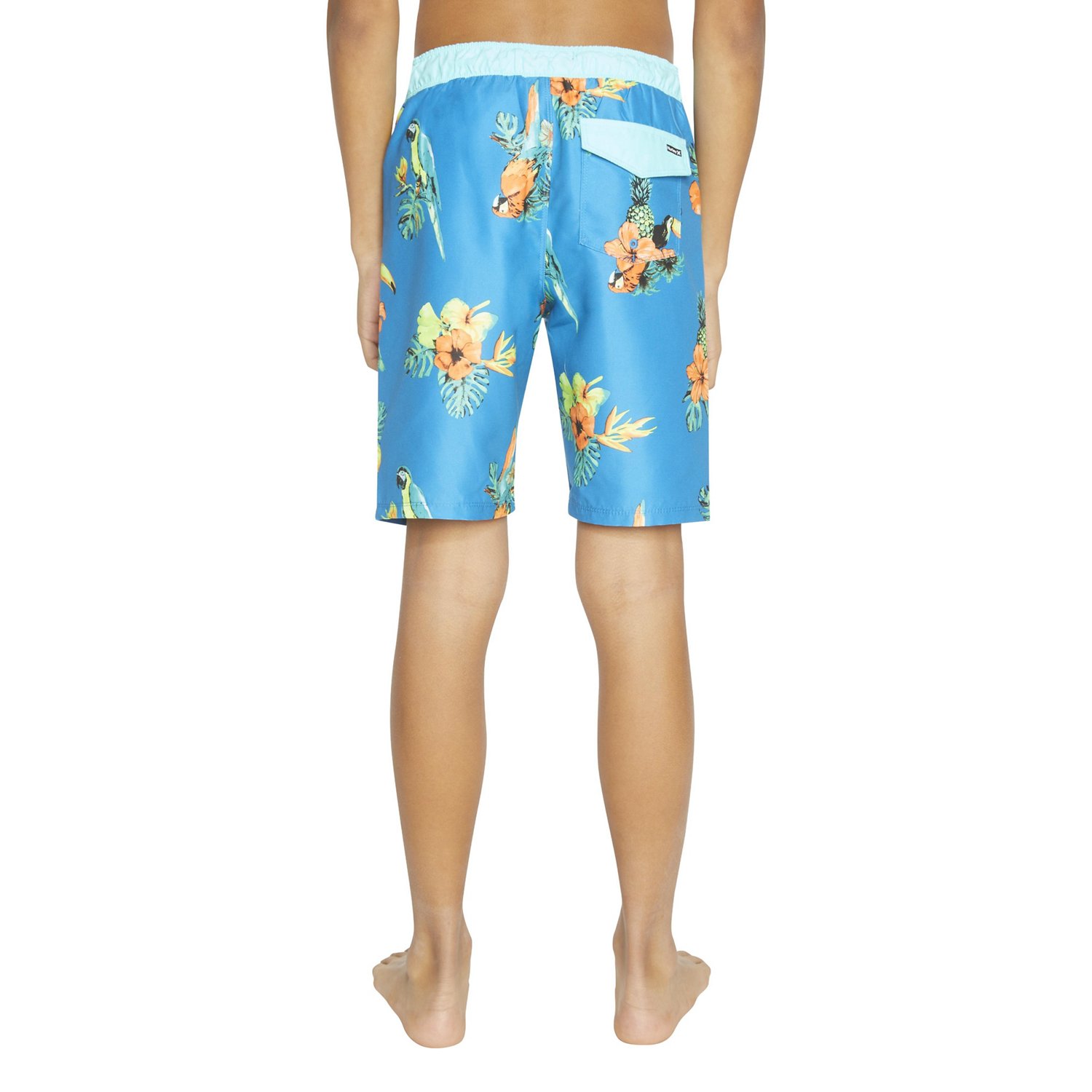 Hurley Boys' Parrot Floral Pull-On Swim Shorts - view number 4