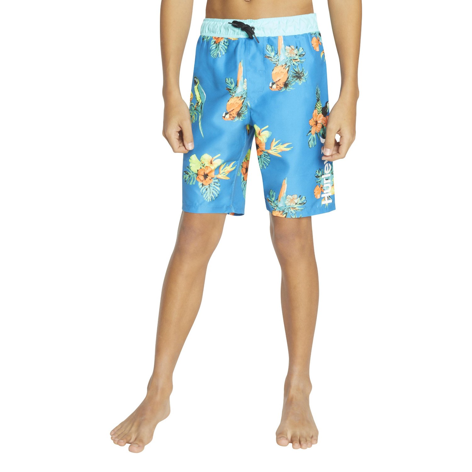 Hurley Boys' Parrot Floral Pull-On Swim Shorts - view number 3
