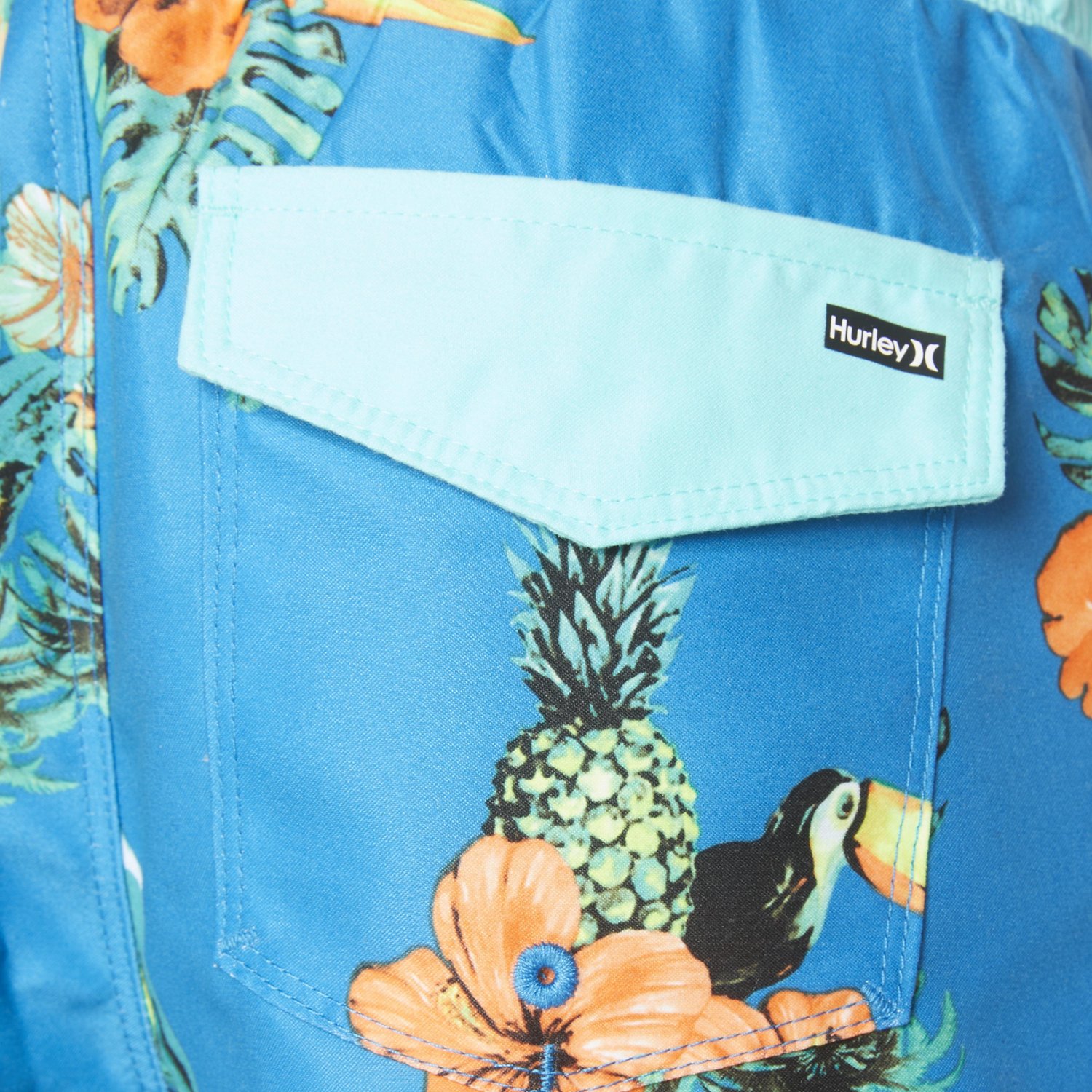 Hurley Boys' Parrot Floral Pull-On Swim Shorts - view number 8