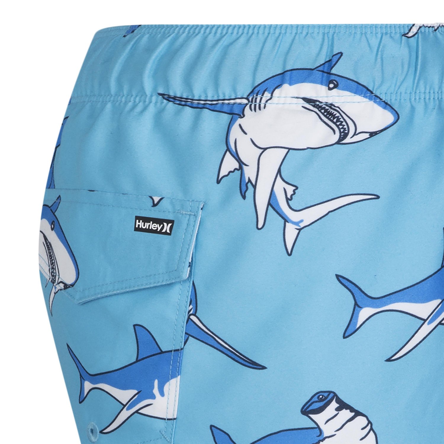 Hurley Boys' Tossed Sharks Pull-On Swim Shorts  - view number 5
