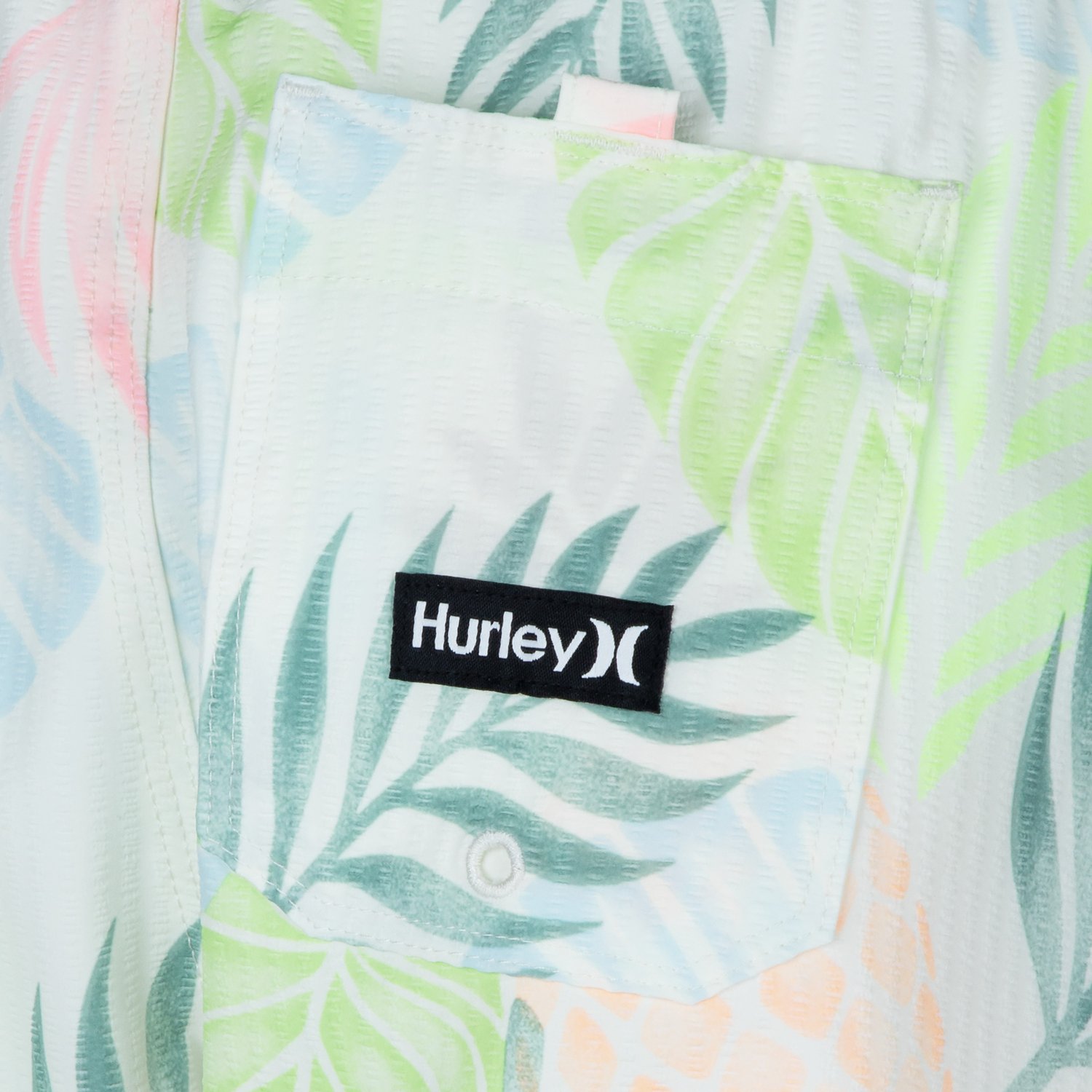 Hurley Boys' Washed Pineapple Pull-On Swim Shorts - view number 6