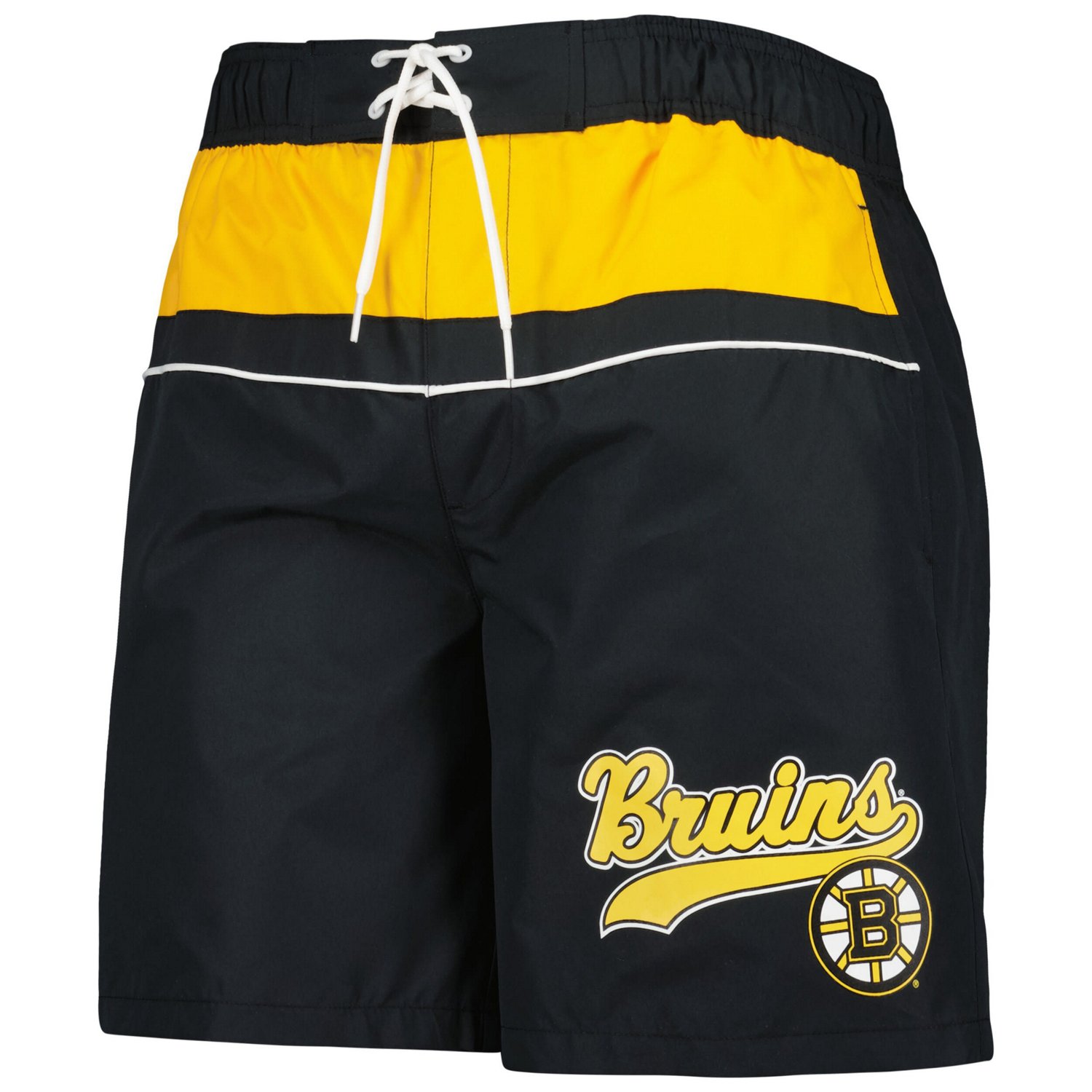 Starter Men's Boston Bruins Freestyle Volley Swim Shorts