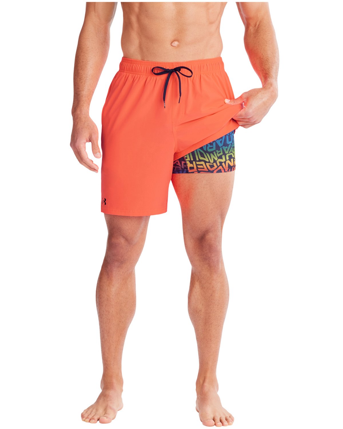 Under Armour Men's Solid Compression Volley Shorts 7 in - view number 3