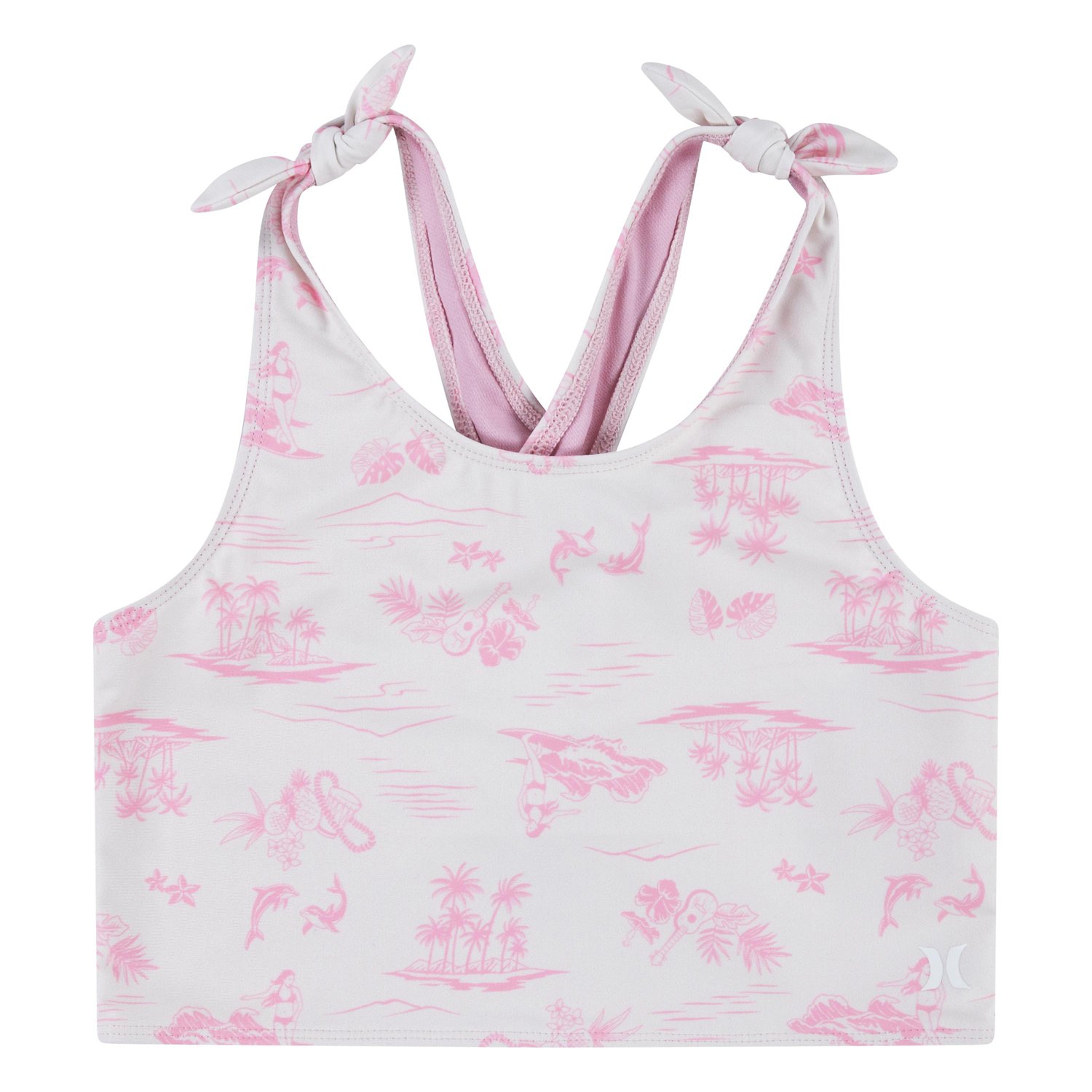 Hurley Girls' Crossback Tankini 2-Piece Swim Set - view number 6