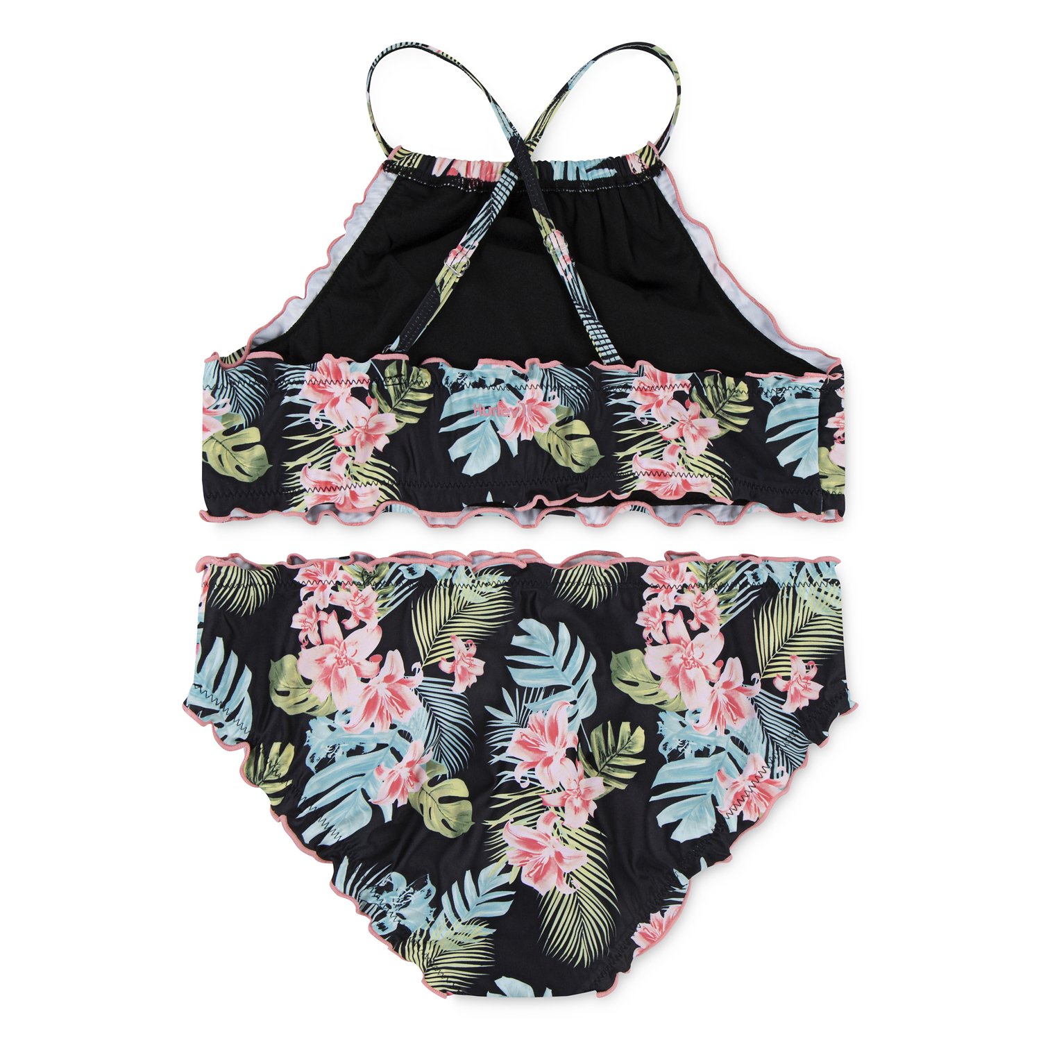 Hurley Girls' Halter Bikini 2-Piece Swim Set - view number 3