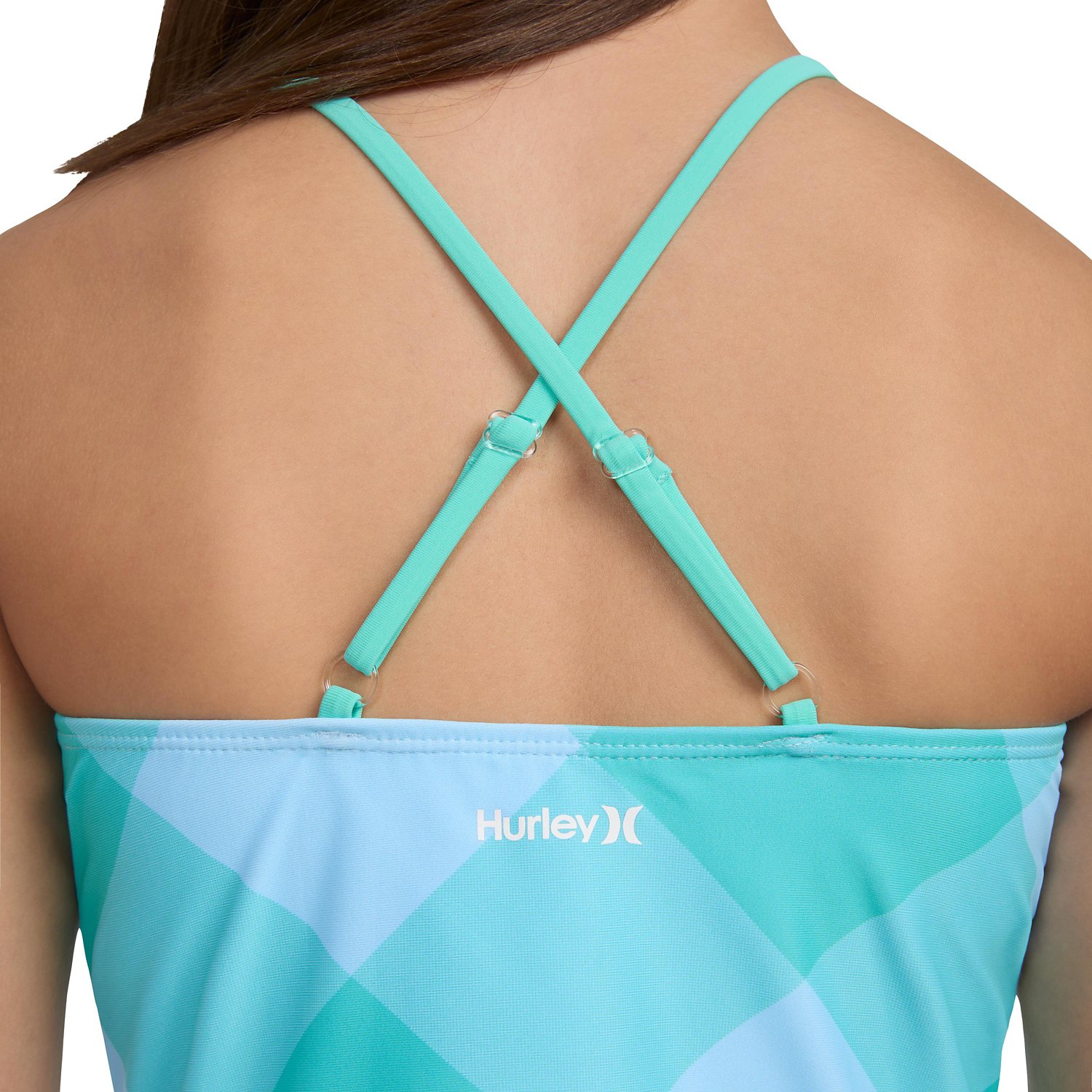 Hurley Girls' Tri-Cutout Tankini - view number 6