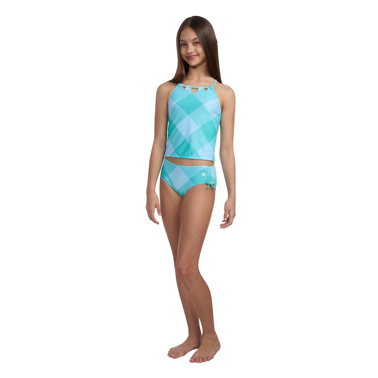 Hurley Girls' Tri-Cutout Tankini - view number 5