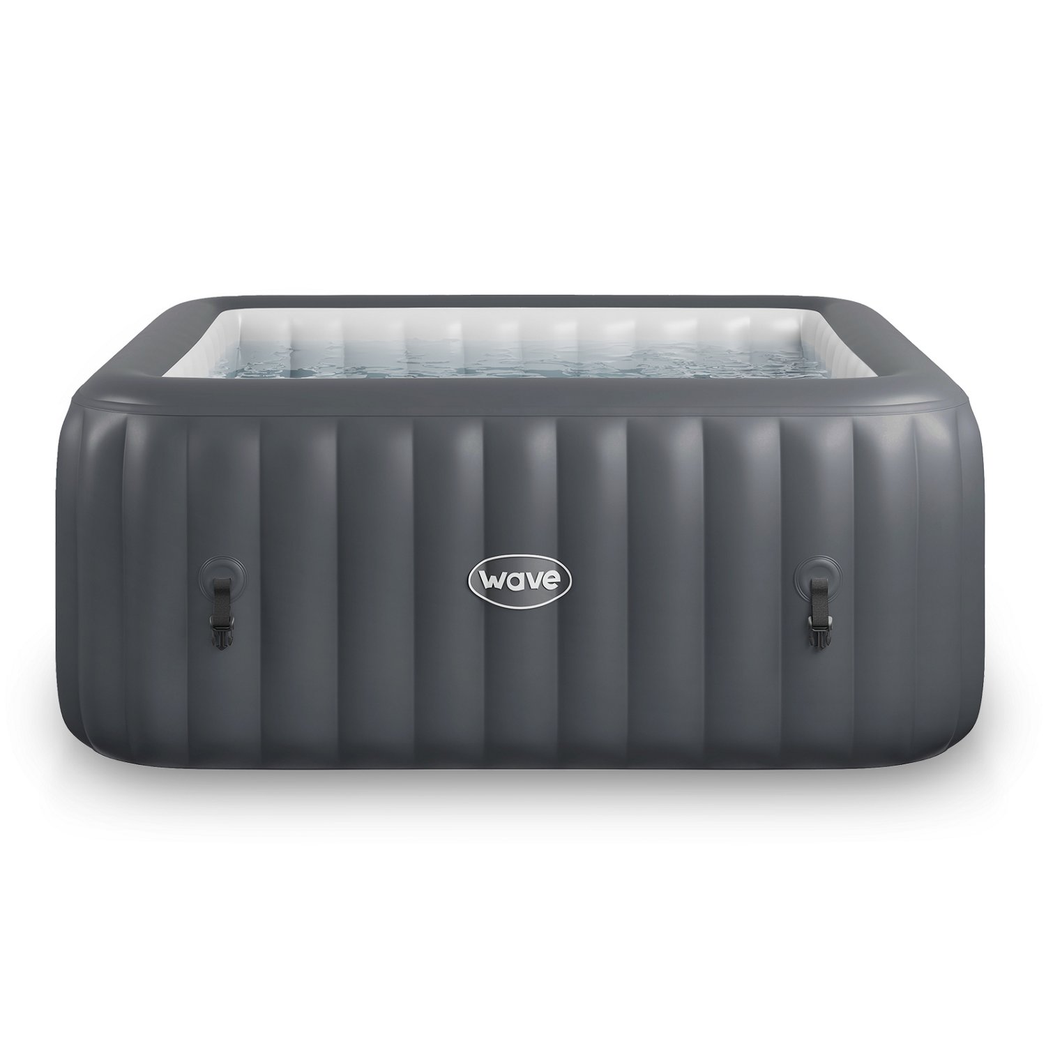 Wave Pacific 6 ft Square Inflatable Hot Tub – Color Dark Grey 01 Sansujyuku sansujyuku.com