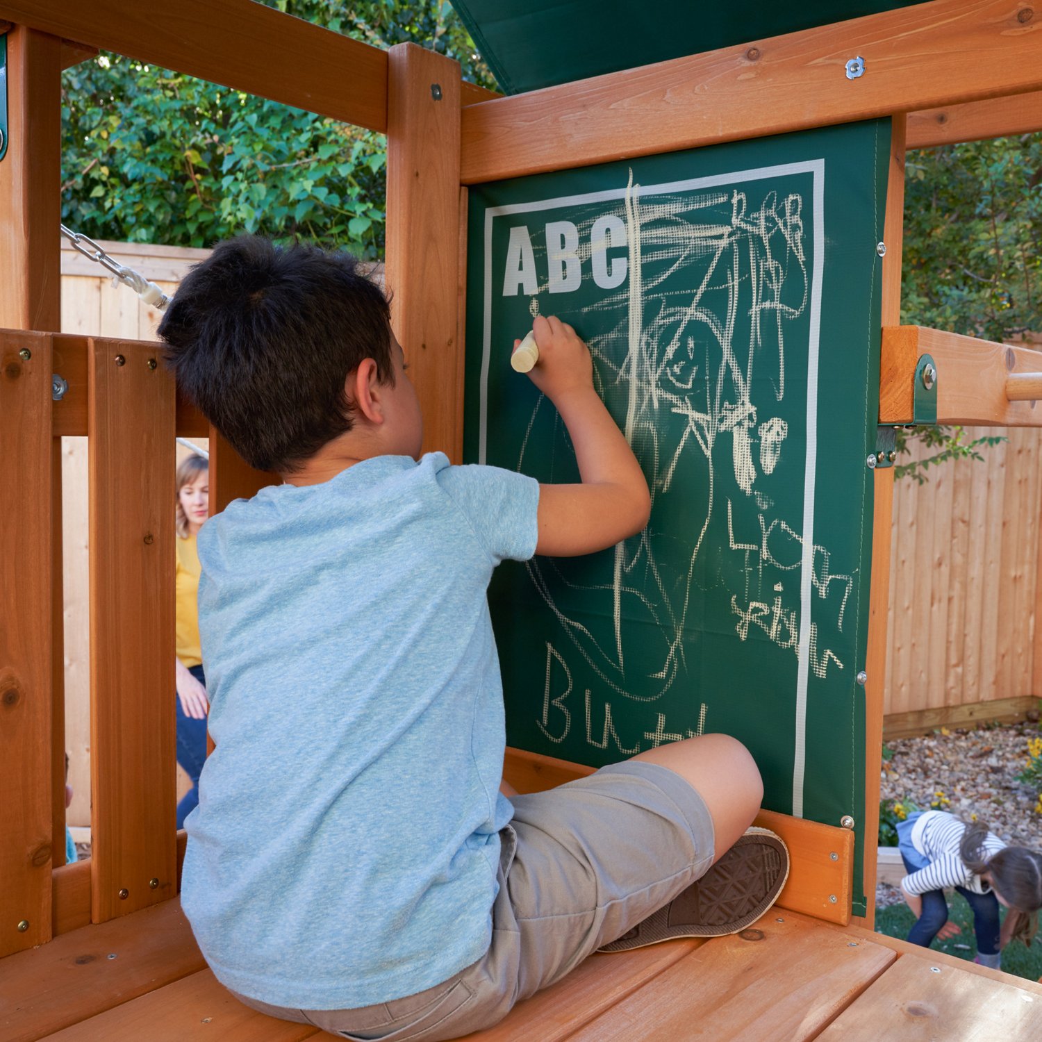 KidKraft Brightside Wooden Swing Set/Playset                                                                                     - view number 8