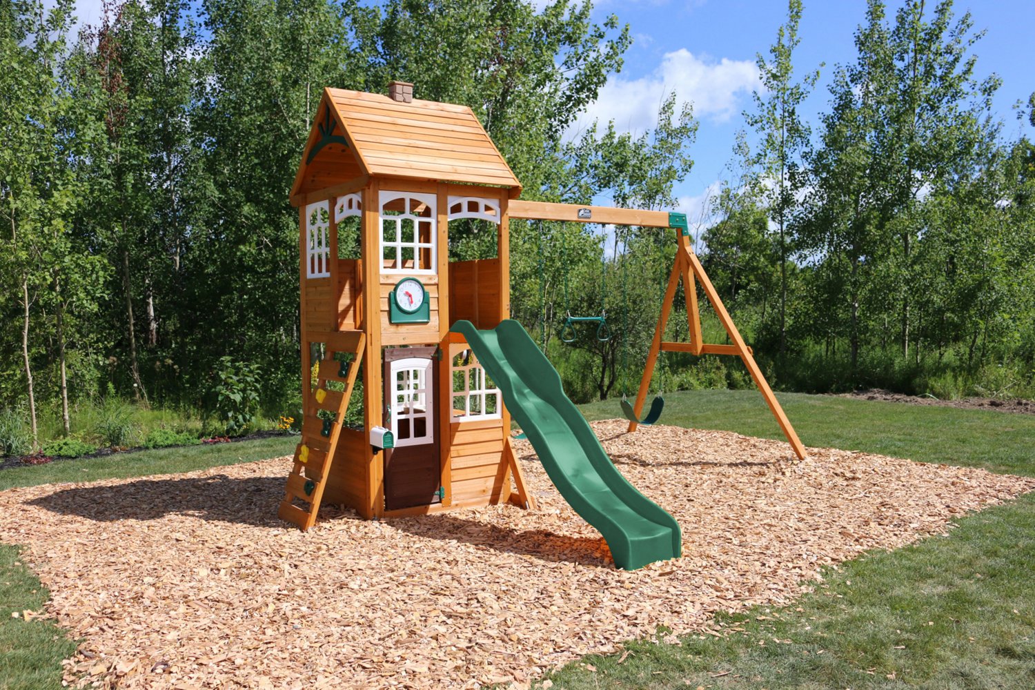 KidKraft Kennedy Springs Wooden Swing Set                                                                                        - view number 6