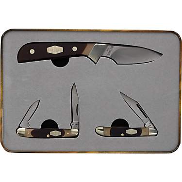 Old Timer 3-Piece Knife Gift Tin Set                                                                                            