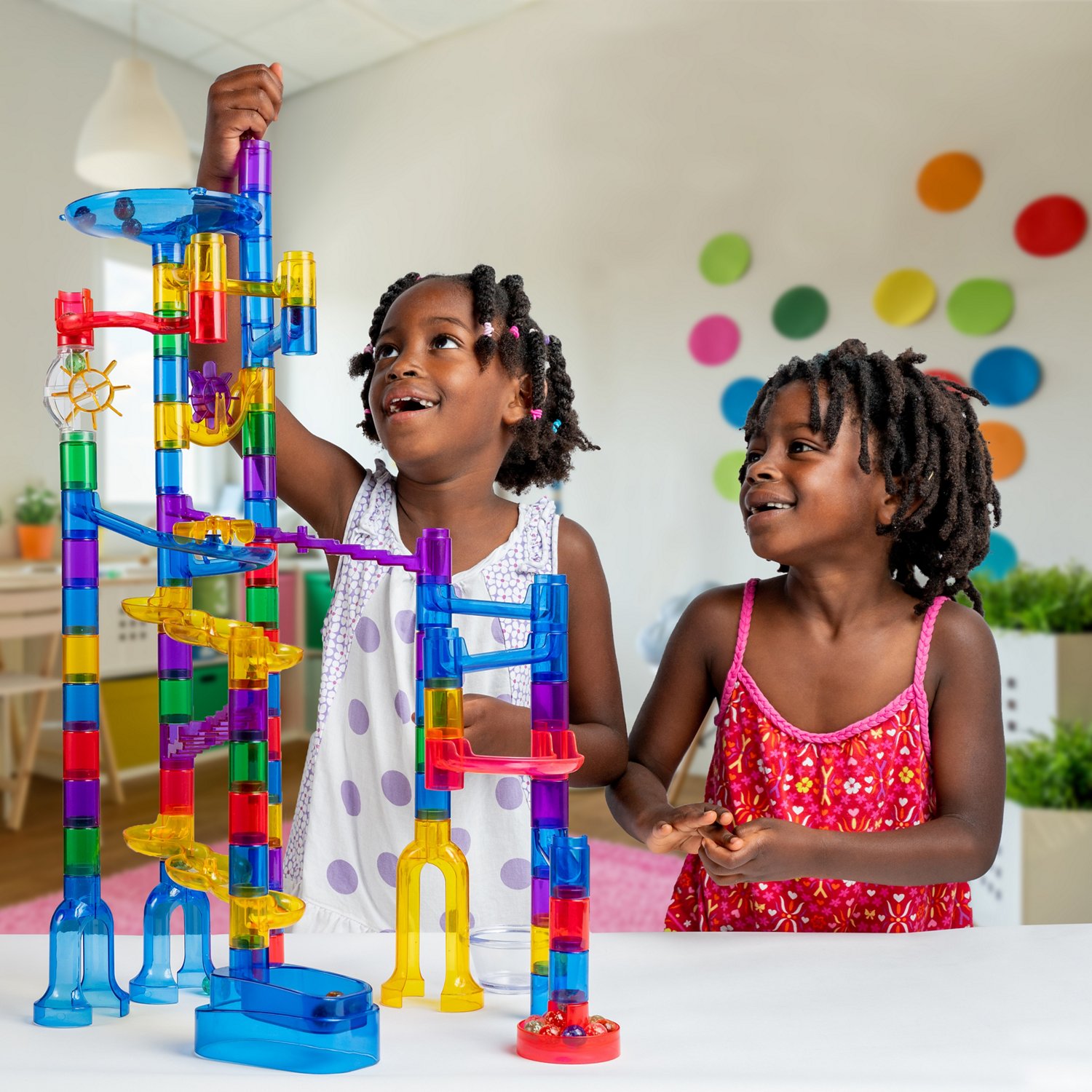 National Geographic 50 Piece Glow-in-the-Dark Marble Run                                                                         - view number 5