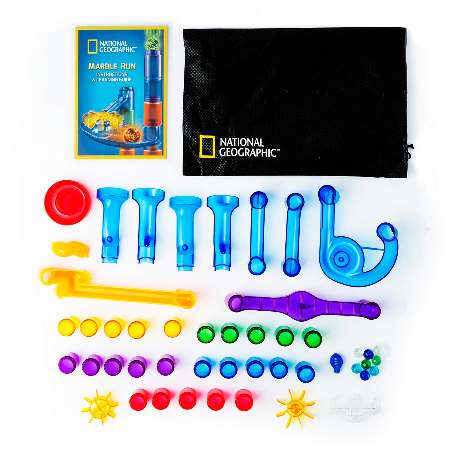 National Geographic 50 Piece Glow-in-the-Dark Marble Run                                                                         - view number 4