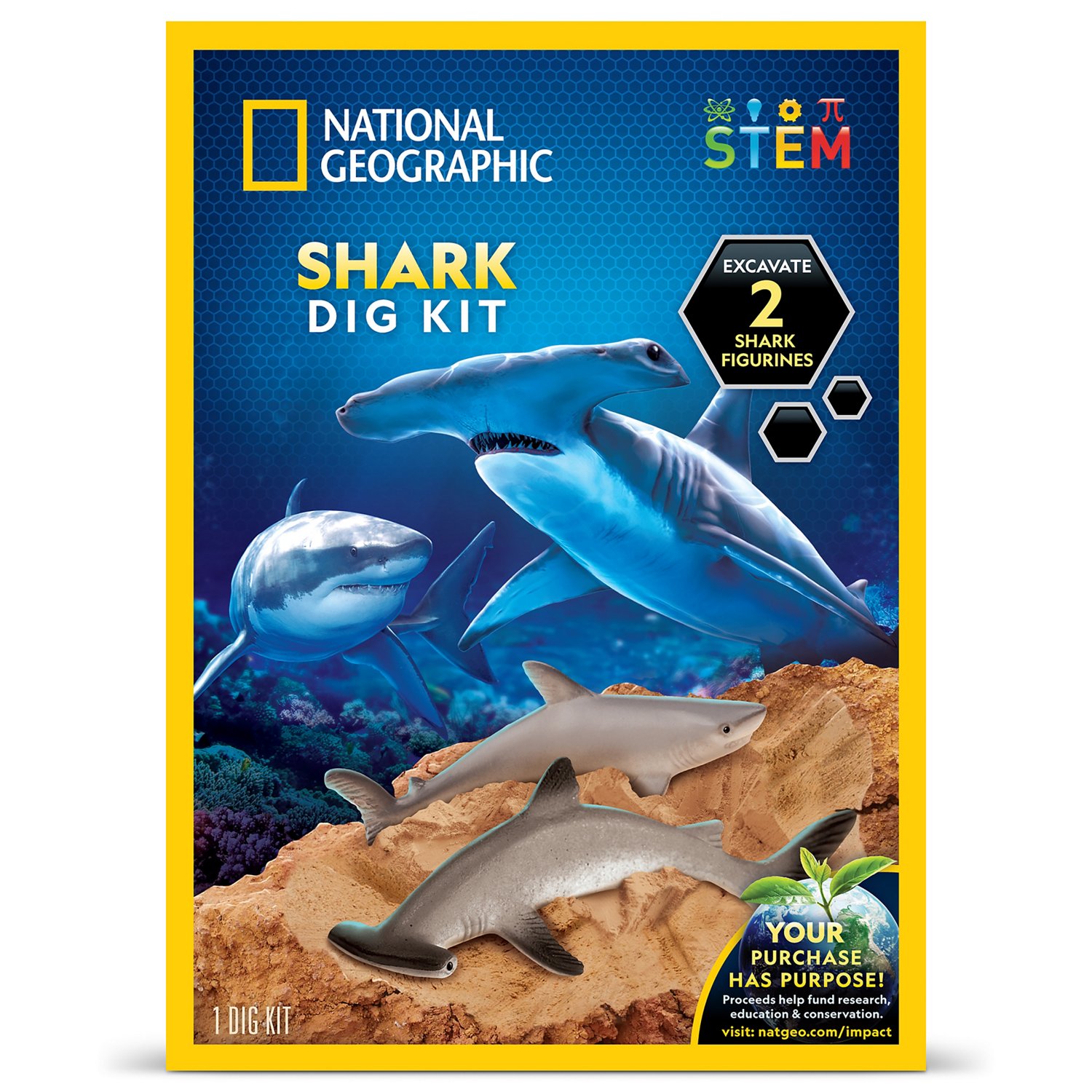 National Geographic Shark Dig Brick - view number 2