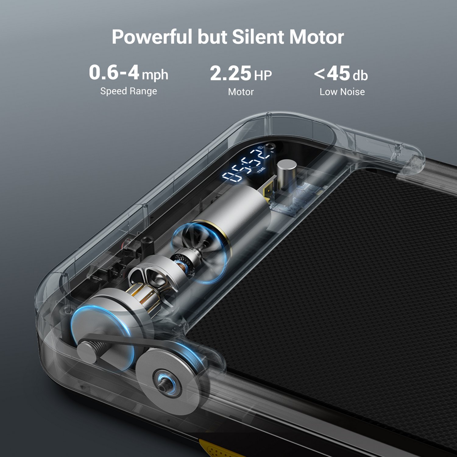 Urevo E4S Under Desk Smart Walking Pad Treadmill Working with Urevo App - view number 7