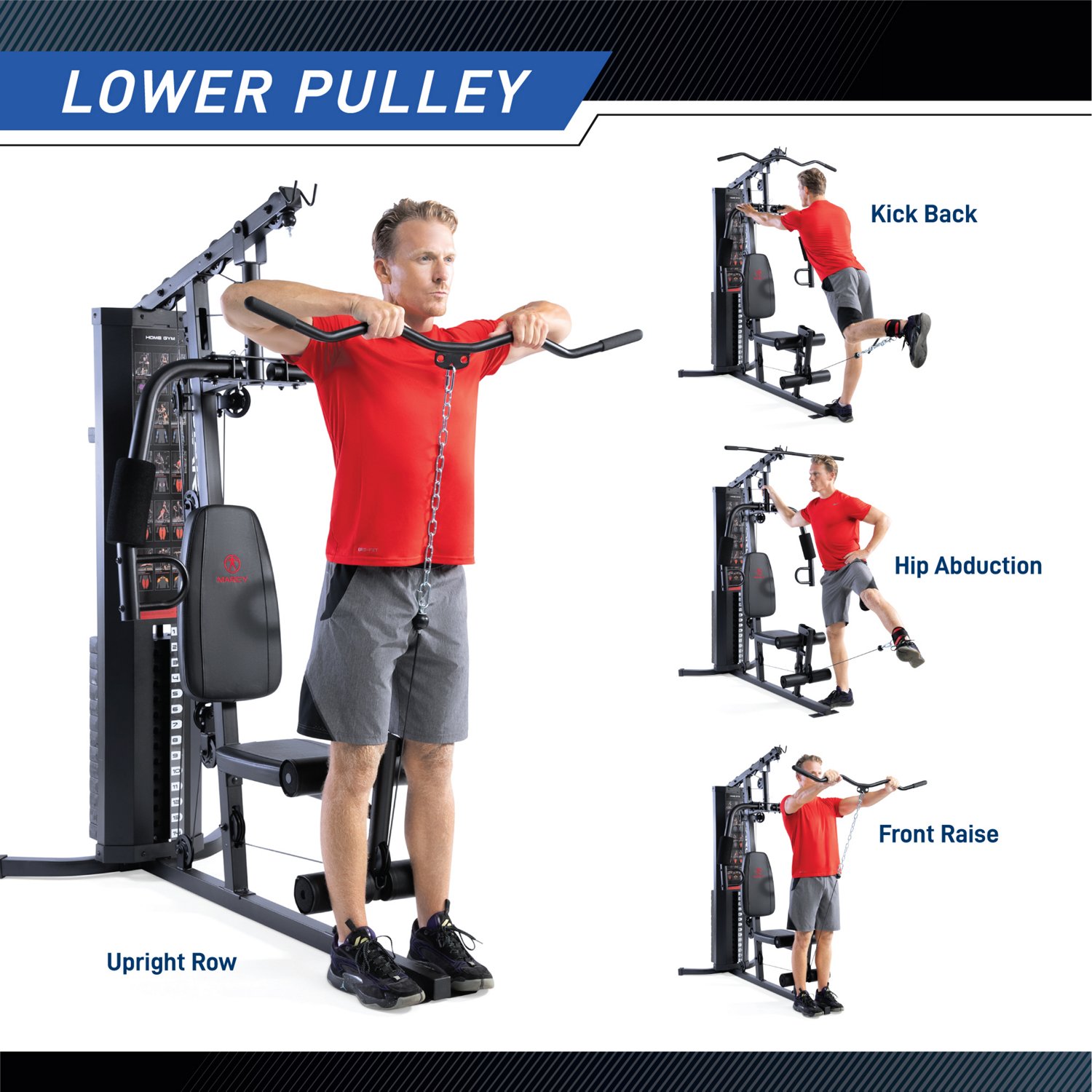 Marcy 150 lb Home Gym Academy