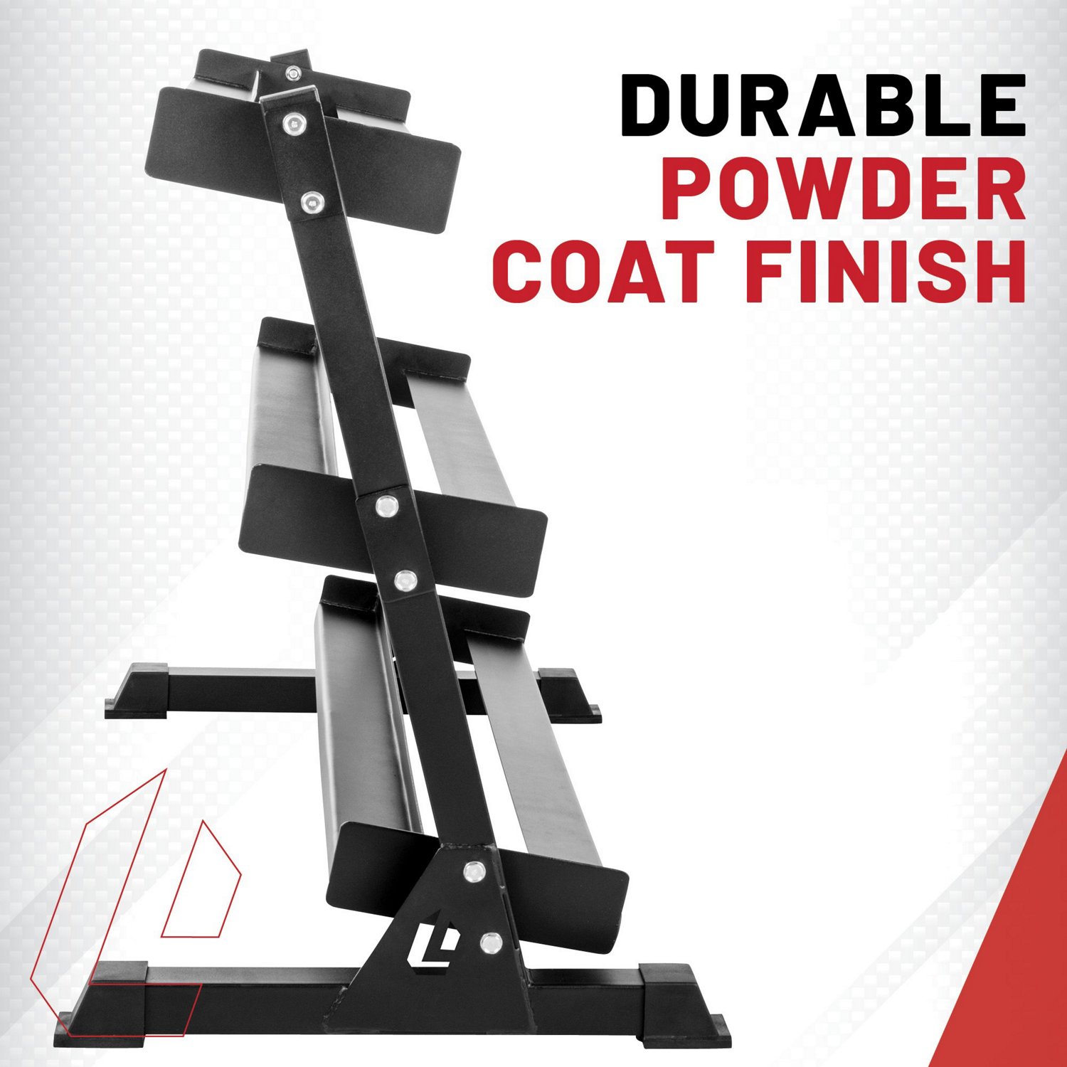 Lifeline 3-Tier Dumbbell Rack - view number 6