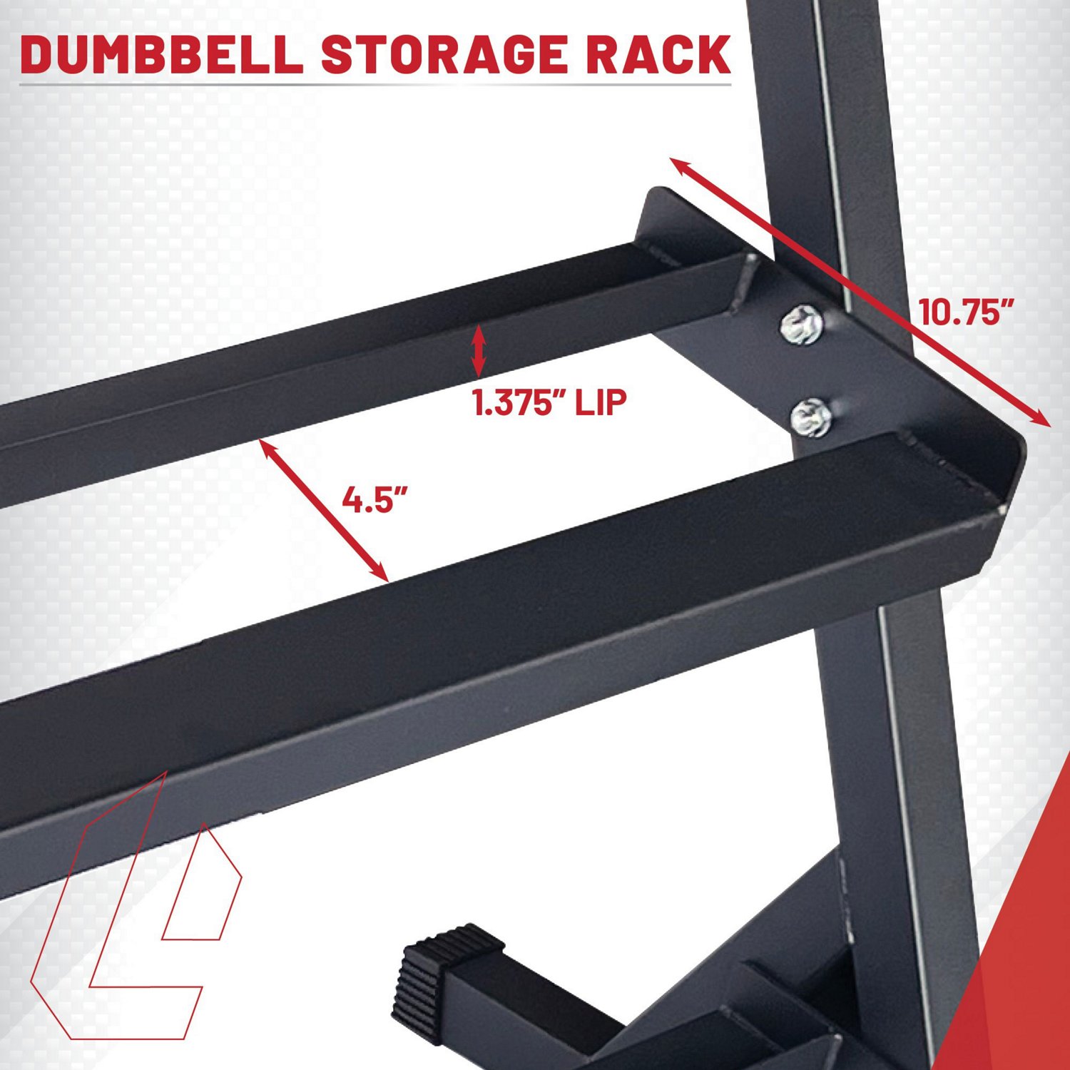 Lifeline 3-Tier Dumbbell Rack - view number 4