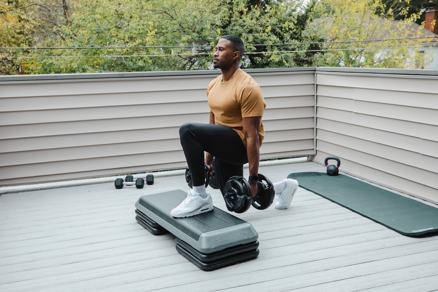 The Step Fitness 35 lb Adjustable Dumbbell Set                                                                                   - view number 8